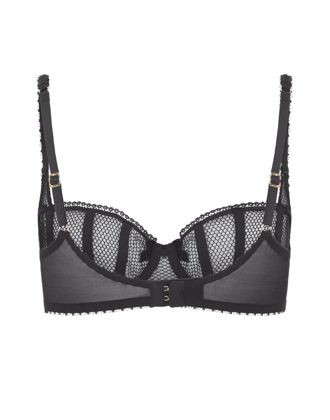 Raiven Balconette Underwired Bra Black | Agent Provocateur