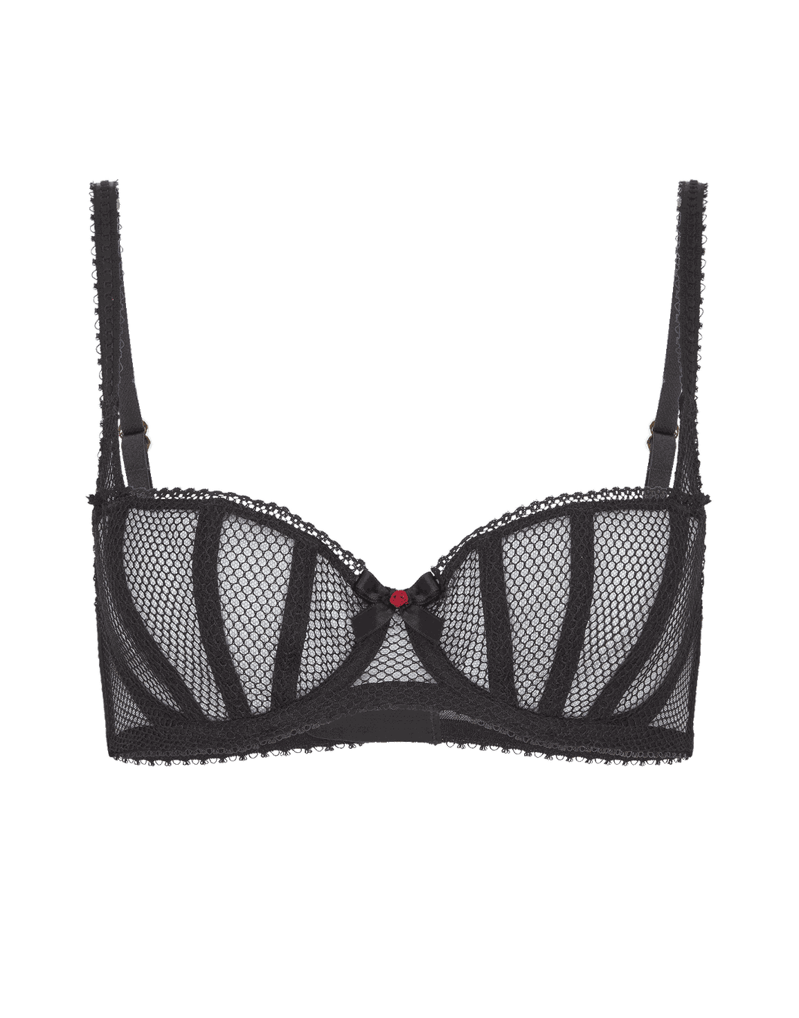 Raiven Balconette Underwired Bra Black | Agent Provocateur