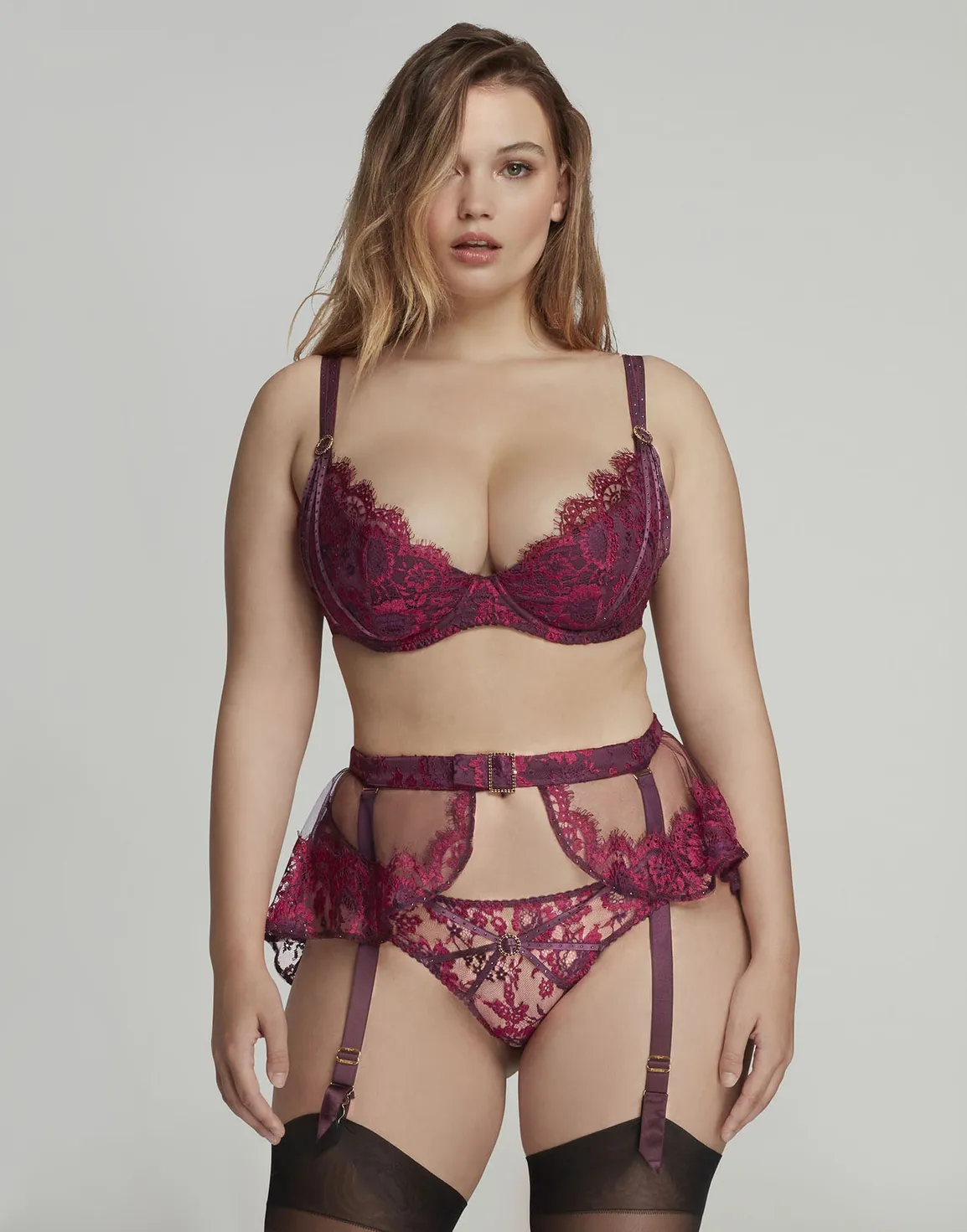 Delora Suspender Red | Agent Provocateur