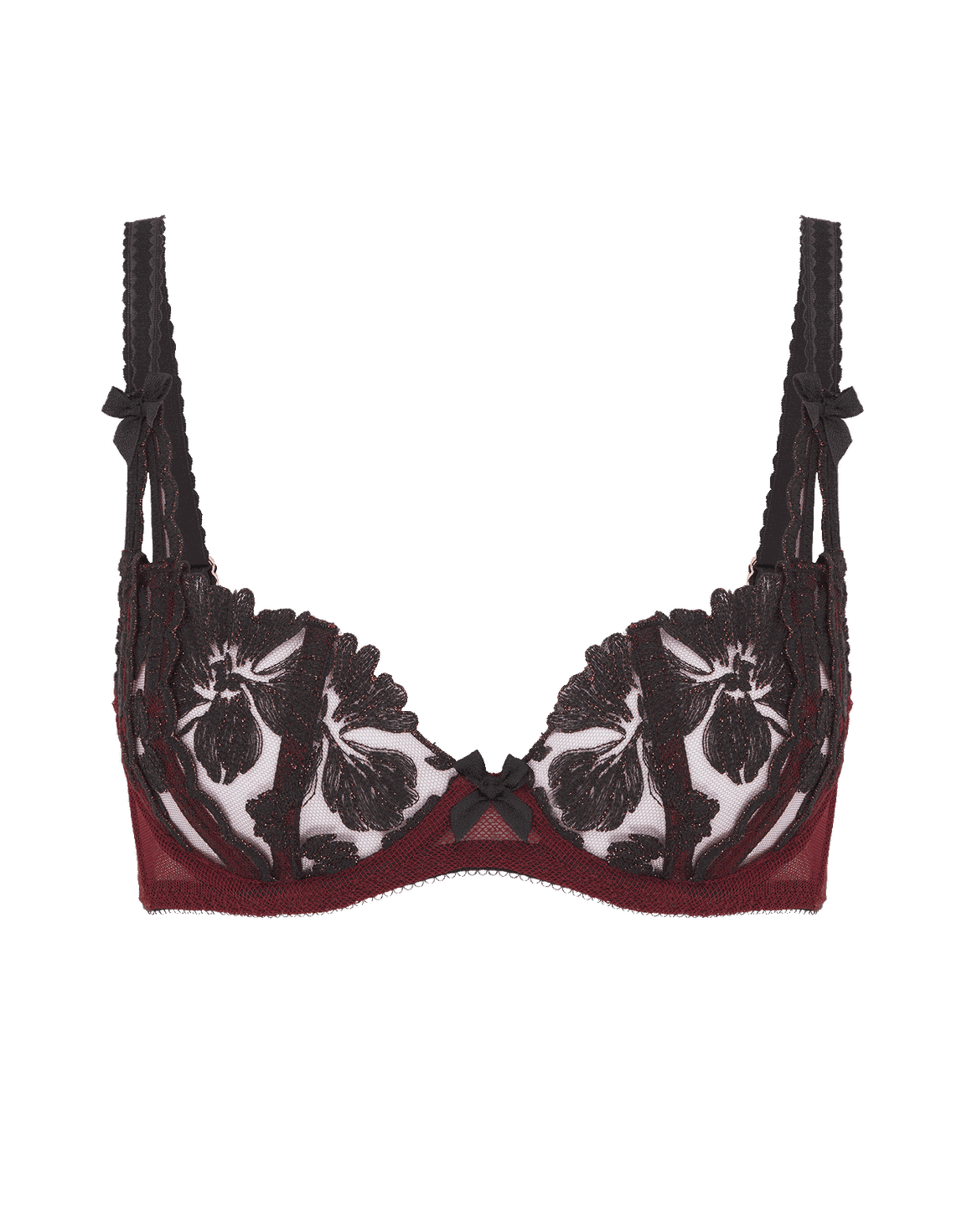 Elmina Balconette Underwired Bra Red | Agent Provocateur