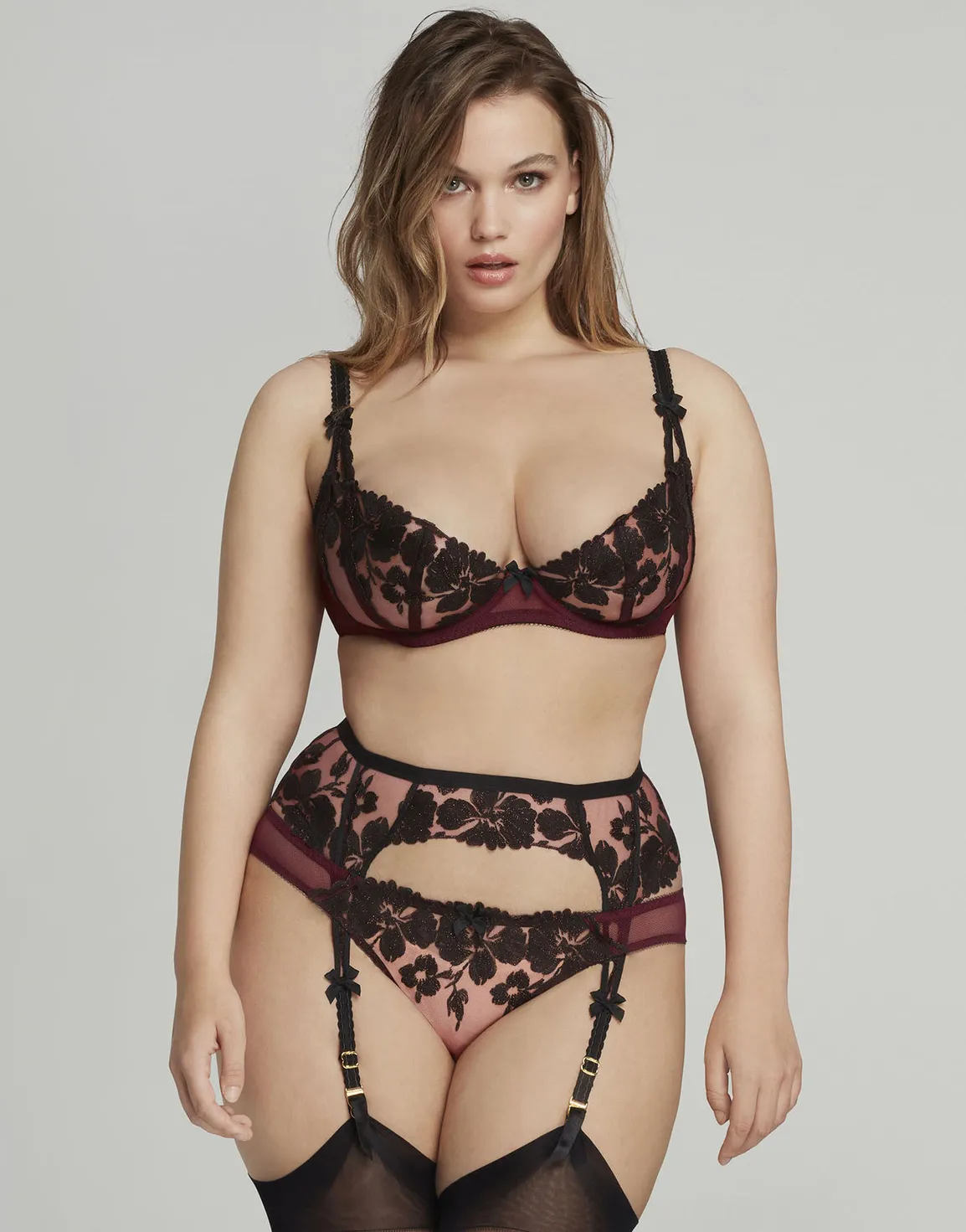 Elmina Suspender Red | Agent Provocateur