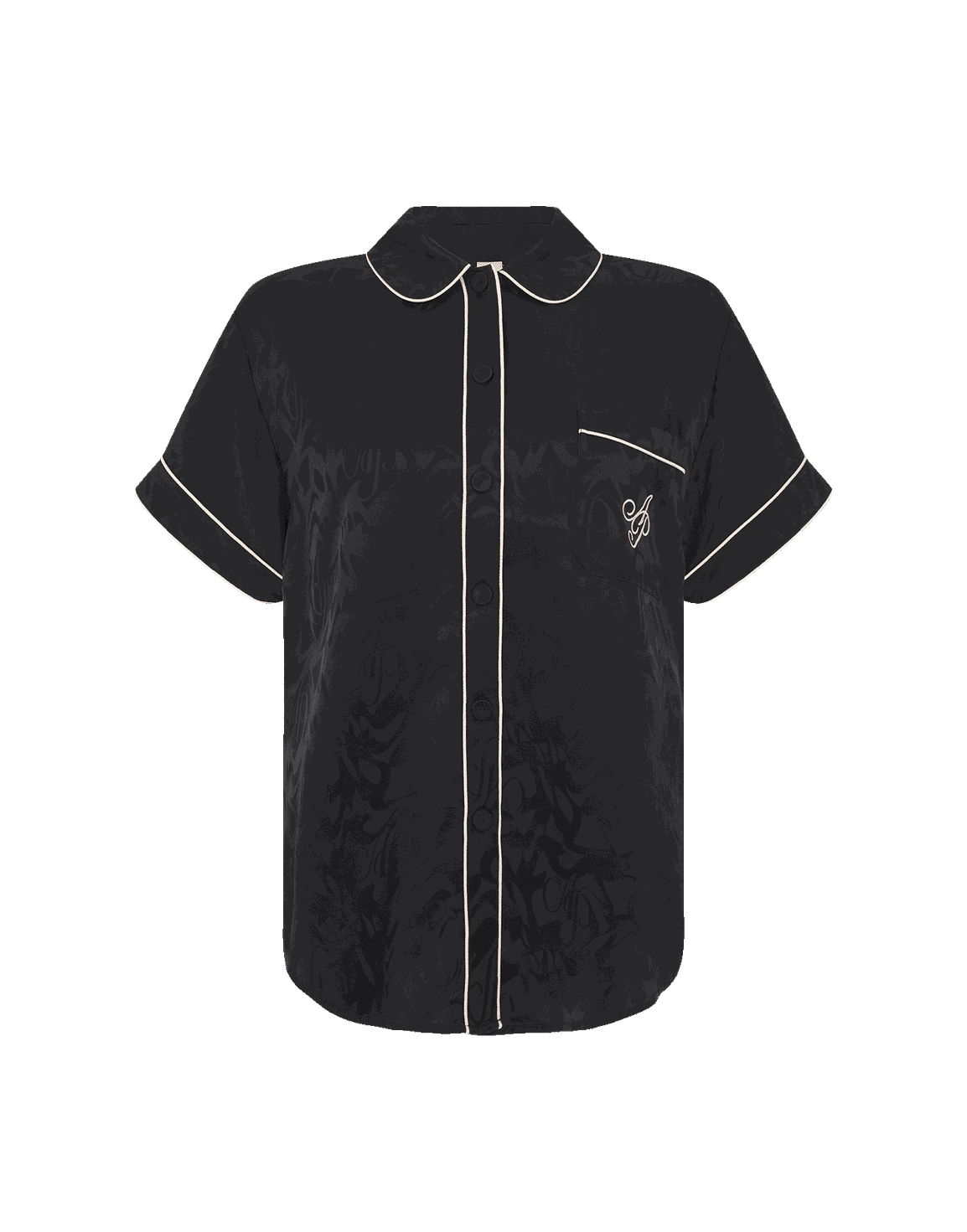 Kassidie Pyjama Shirt Black | Agent Provocateur