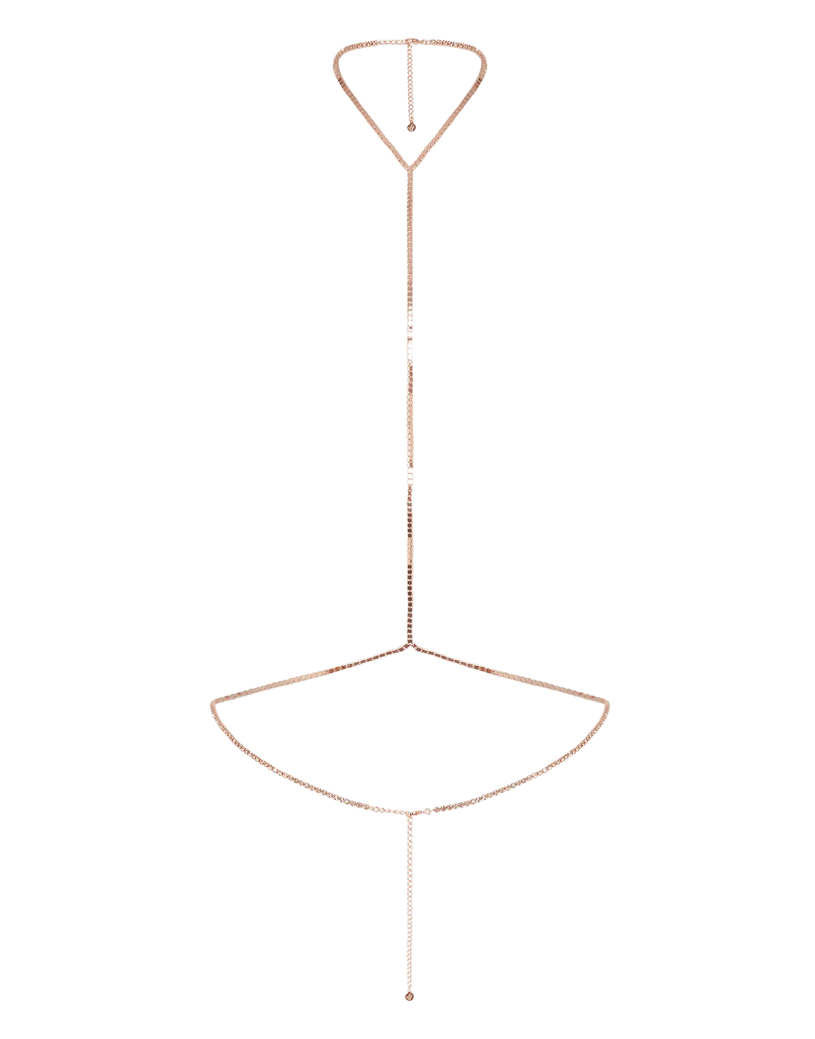 Bougie Bodychain Rose Gold/Crystal | Agent Provocateur