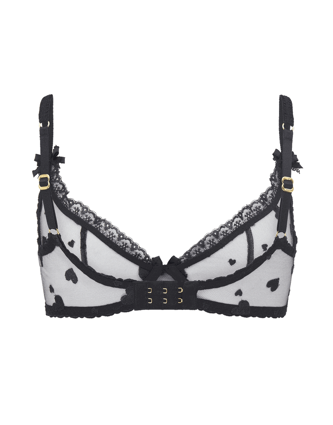 Liloe Demi Cup Underwired Bra Black | Agent Provocateur