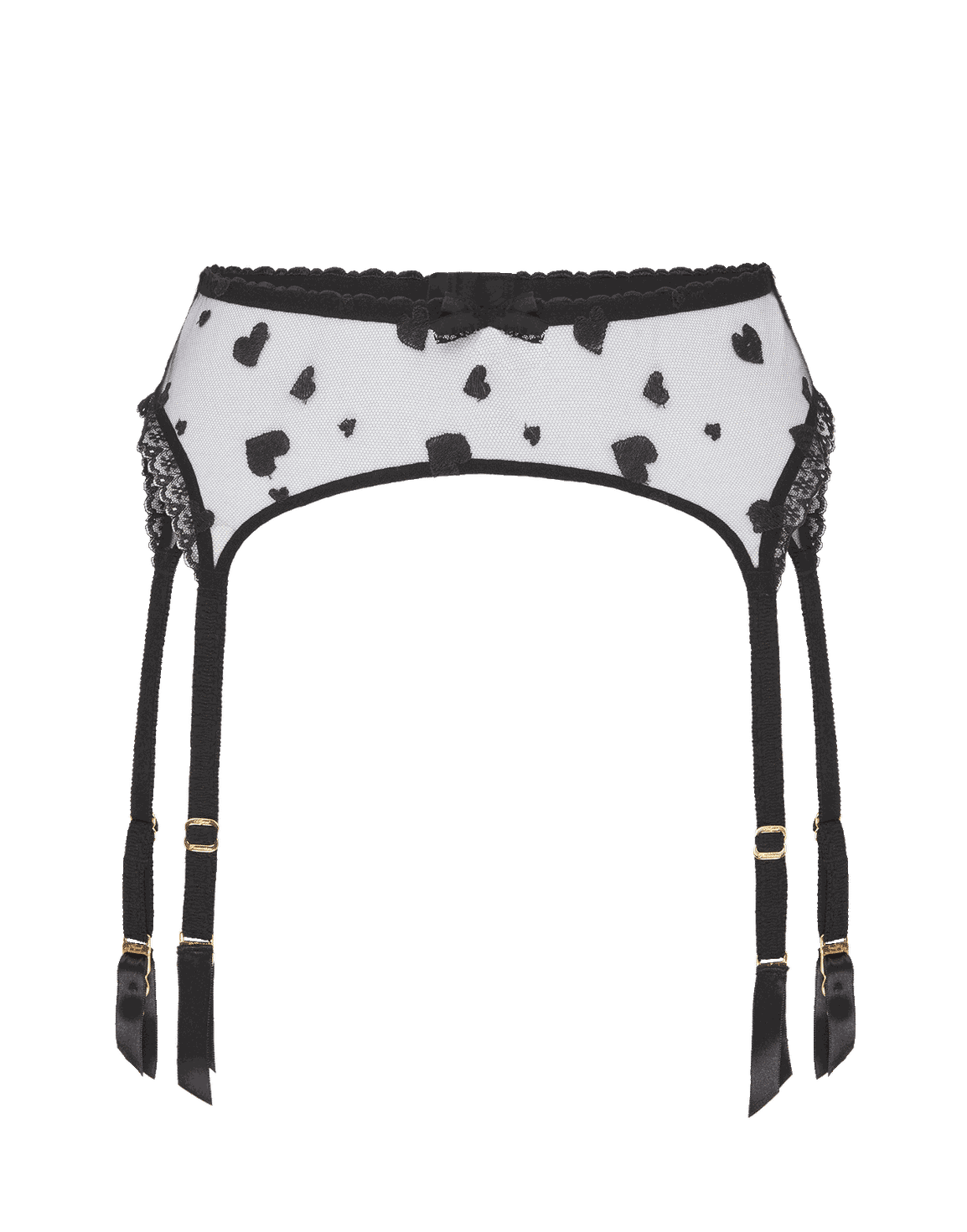 Liloe Suspender Black | Agent Provocateur