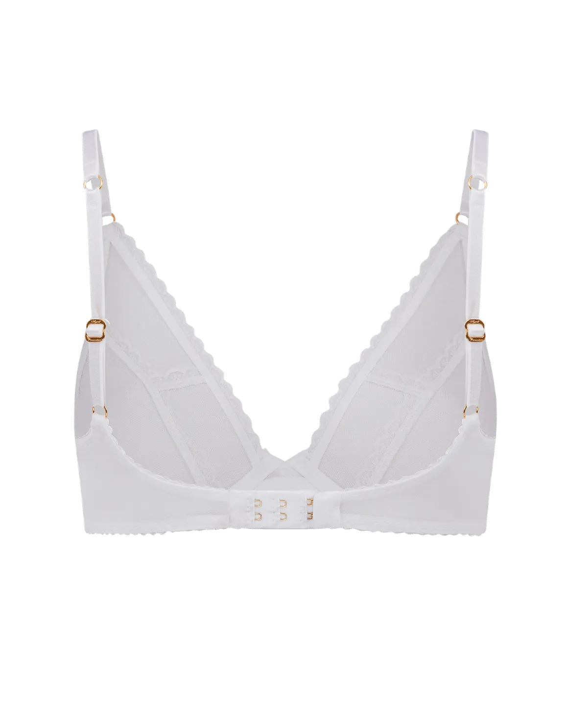 Fia Plunge Bra White | Agent Provocateur