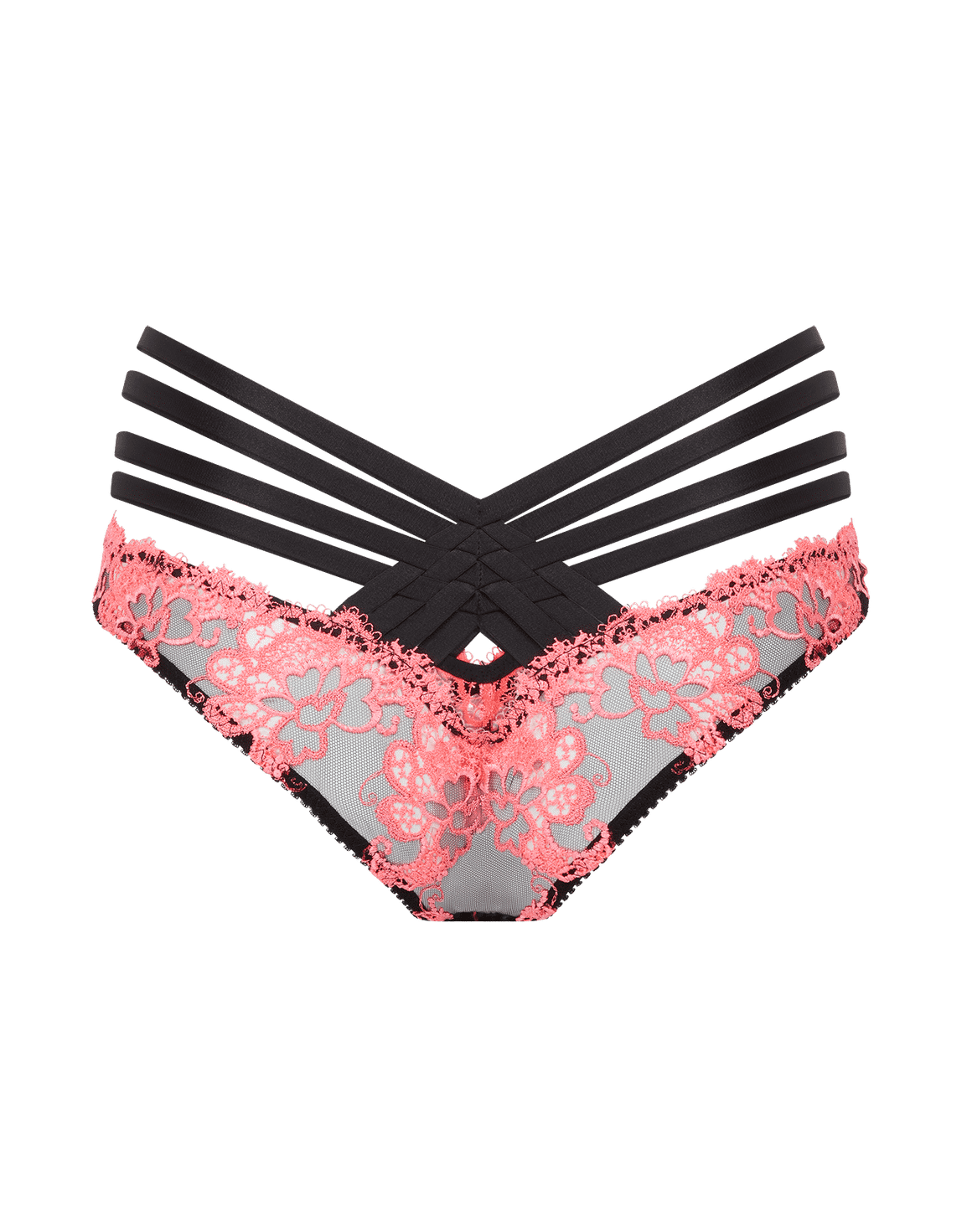 Dioni Full Brief Black/Neon Pink | Agent Provocateur