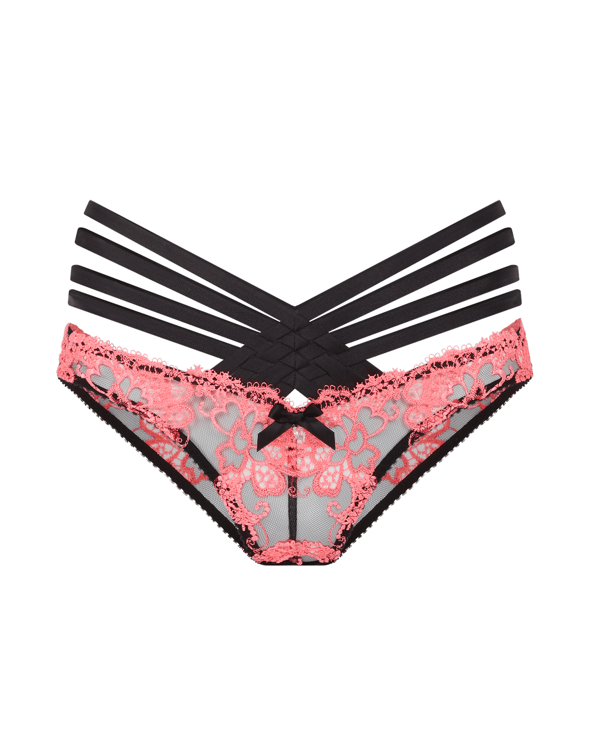 Dioni Full Brief Black/Neon Pink | Agent Provocateur