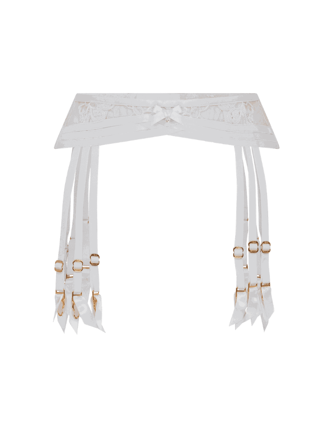 Dioni Suspender White/Sand | Agent Provocateur