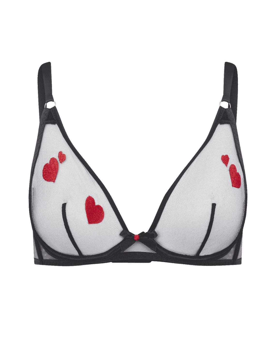 Talley High Apex Underwired Bra Black | Agent Provocateur