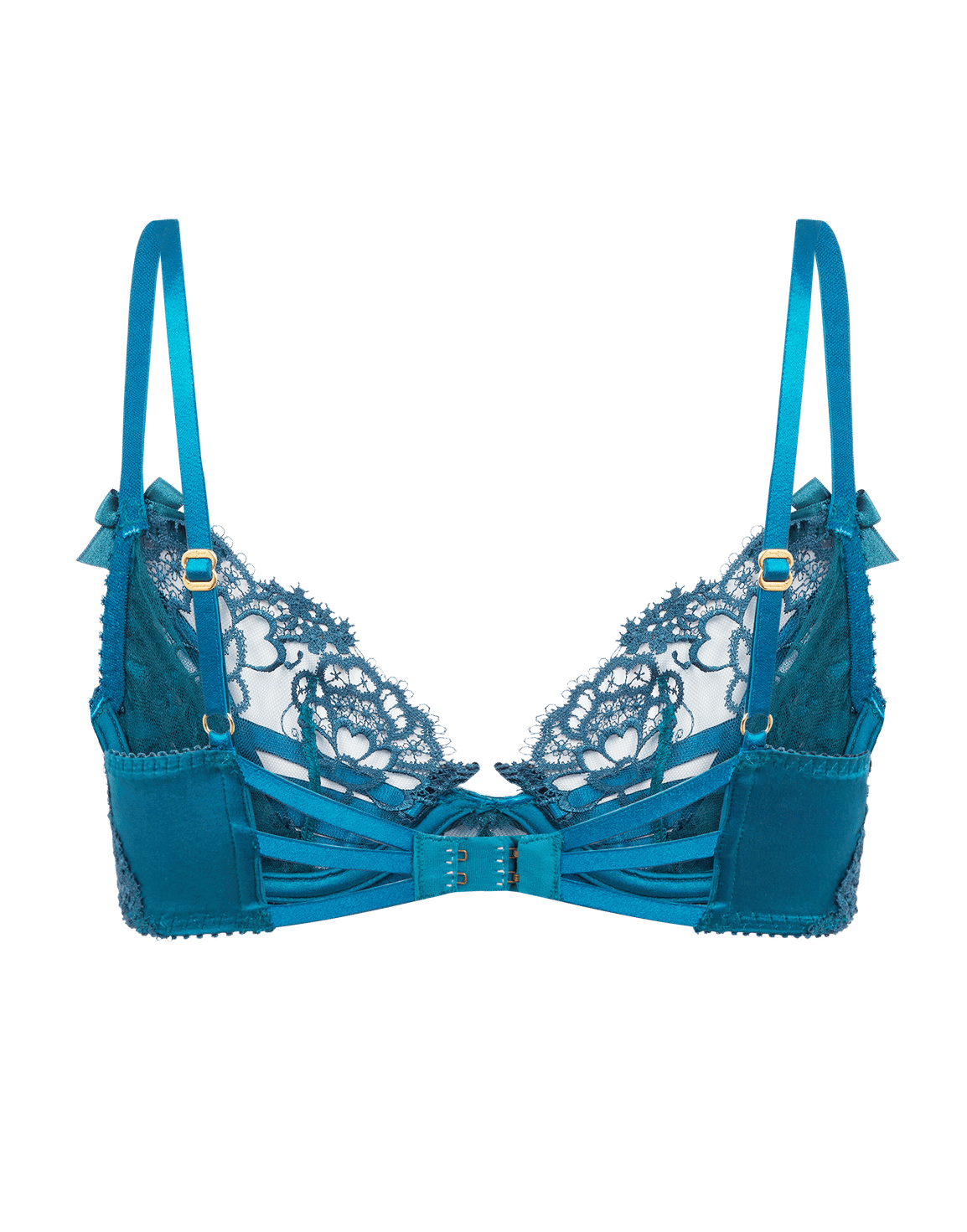 Dioni Plunge Underwired Bra Petrol | Agent Provocateur