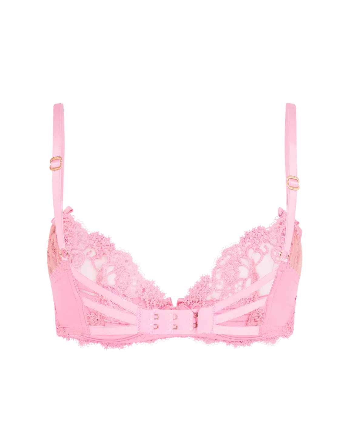 Dioni Plunge Underwired Bra Pink | Agent Provocateur