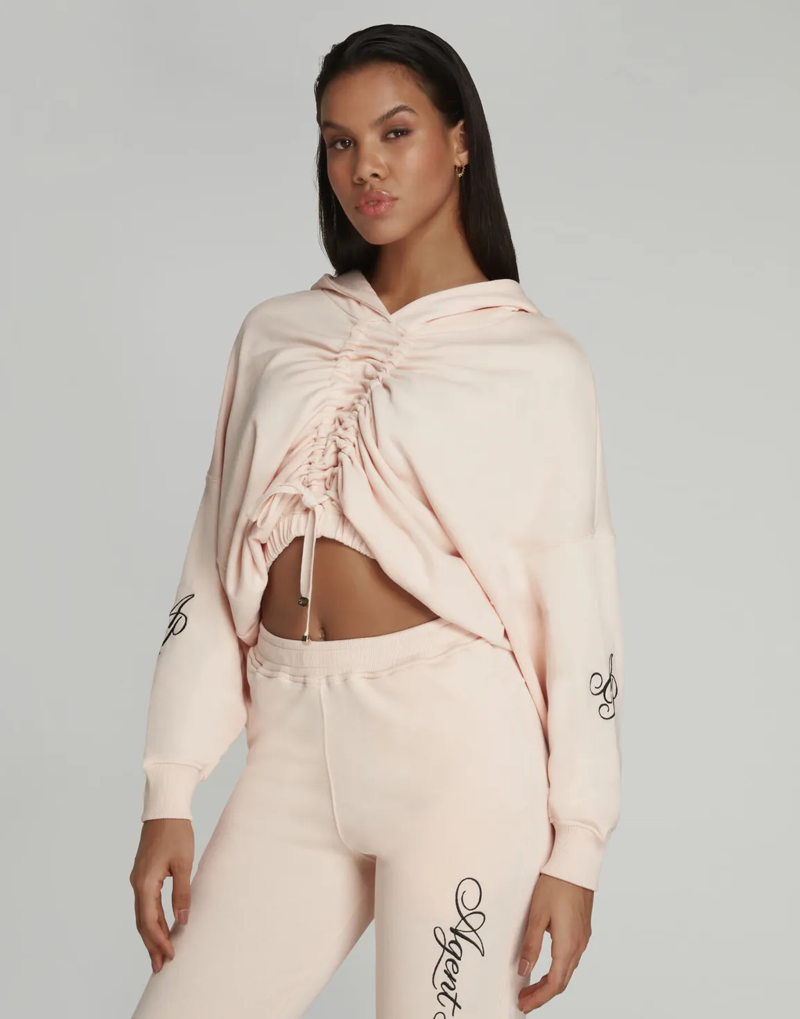 Rayley Hoodie Blush/Black | Agent Provocateur