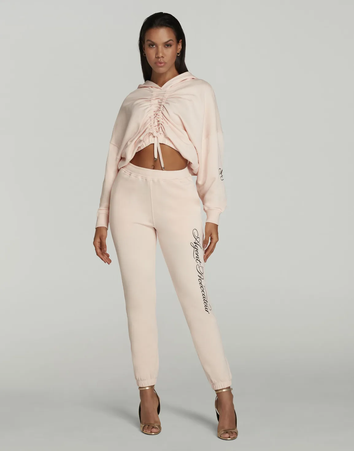 Rayley Hoodie Blush/Black | Agent Provocateur
