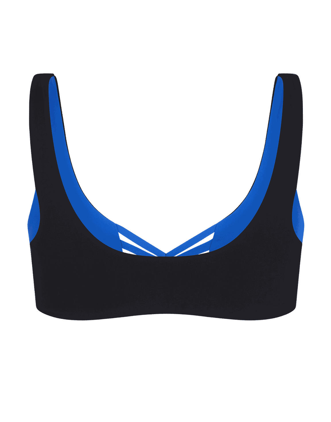 Suky Reversible Bikini Top Blue | Agent Provocateur
