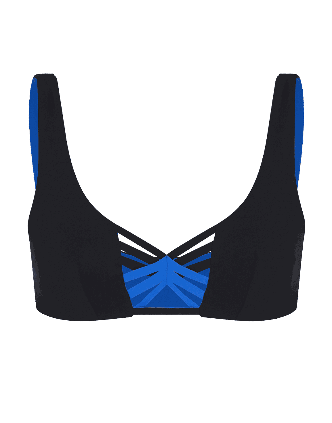 Suky Reversible Bikini Top Blue | Agent Provocateur