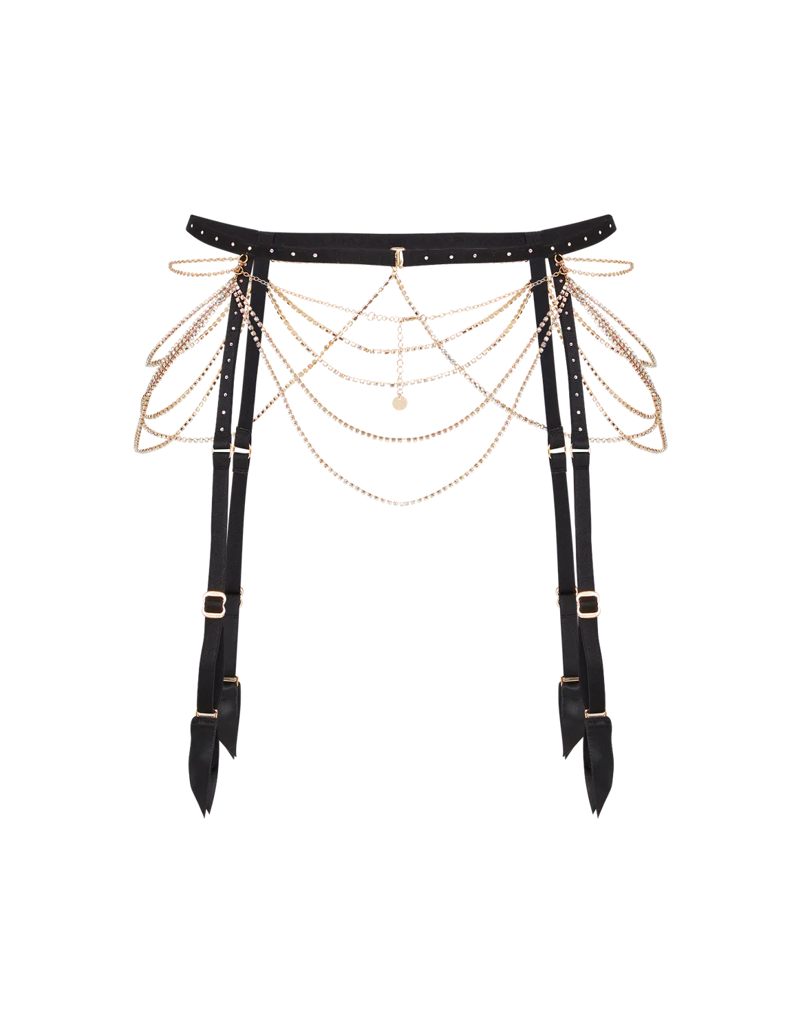 Jasmira Suspender  Black | Agent Provocateur
