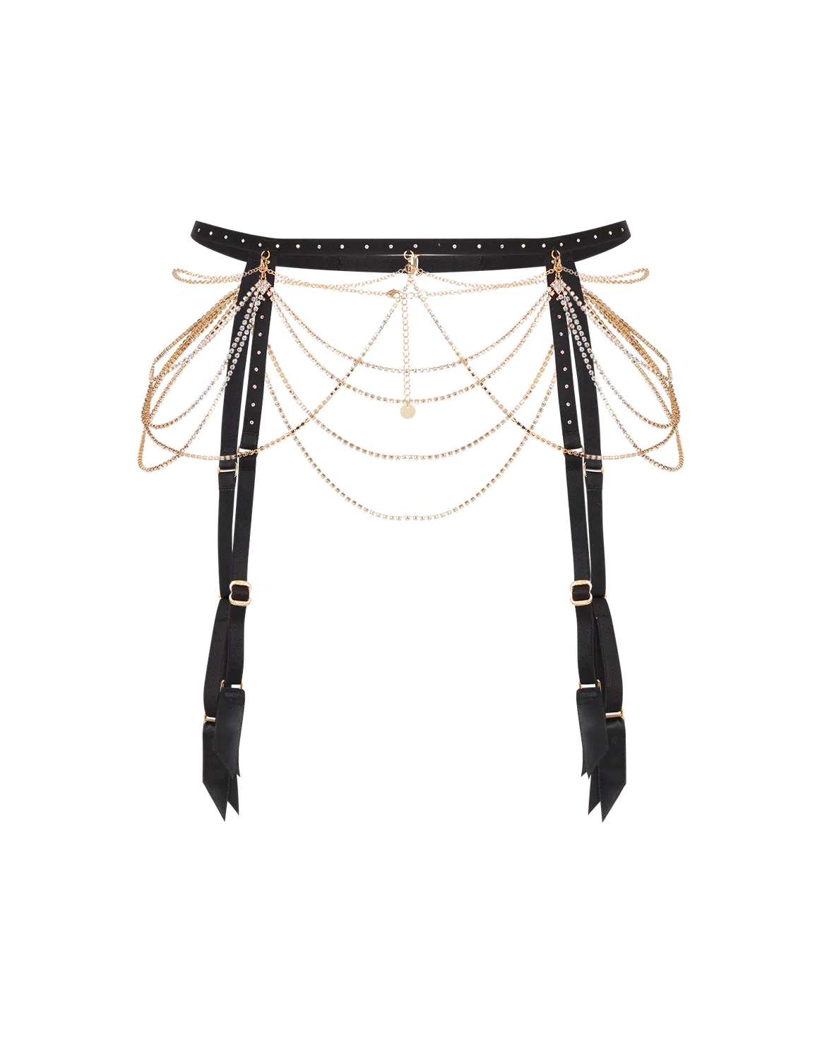 Jasmira Suspender  Black | Agent Provocateur