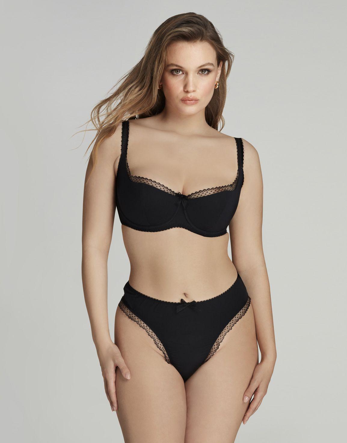 Carri High Waisted Brief Black | Agent Provocateur