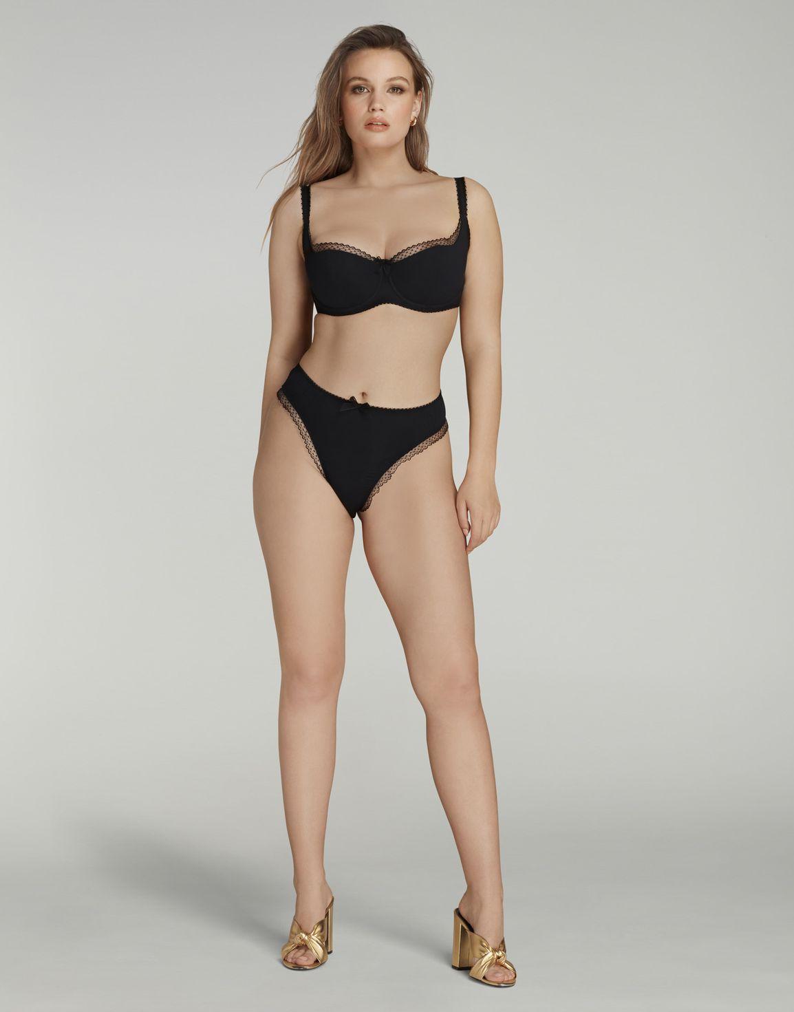 Carri High Waisted Brief Black | Agent Provocateur