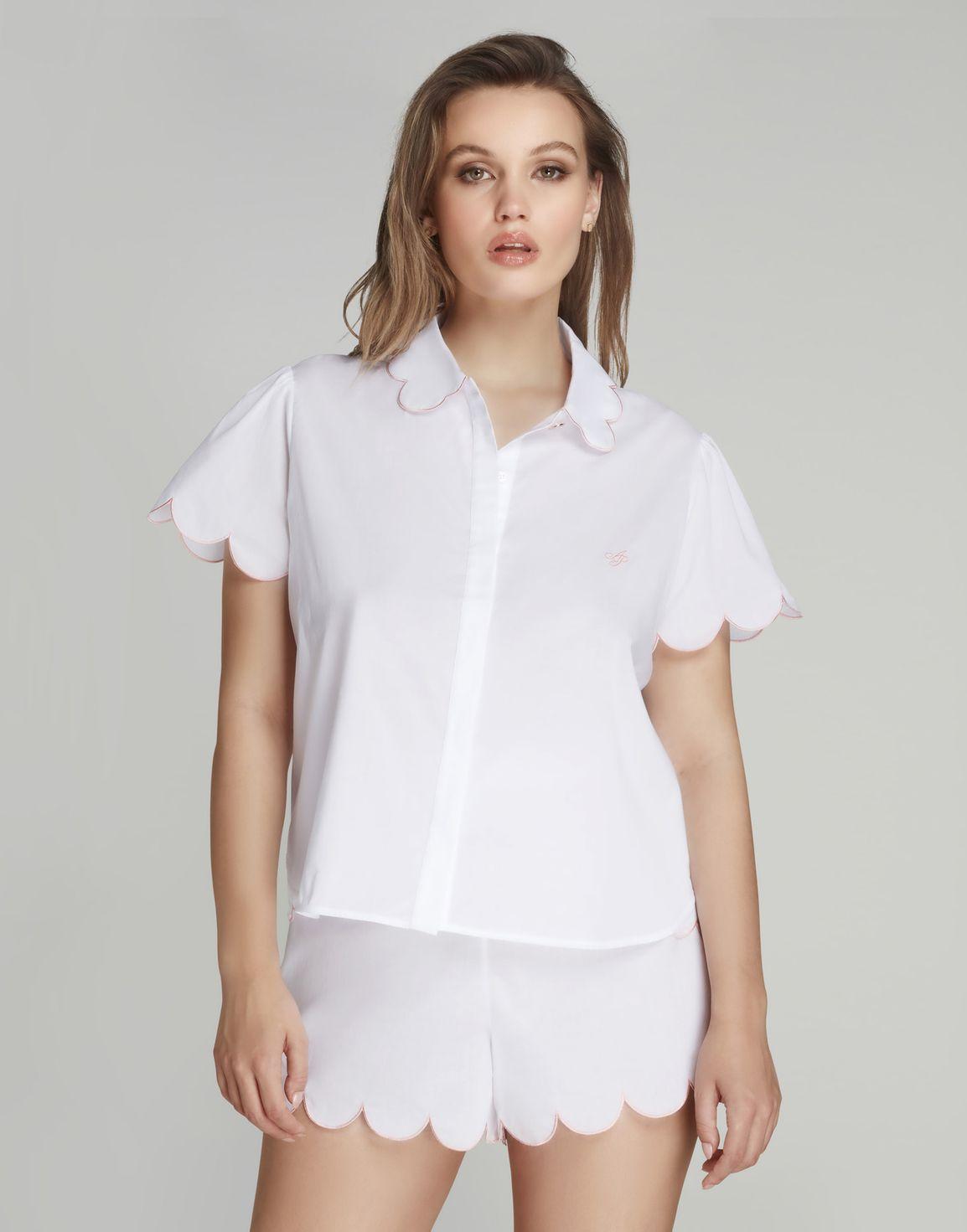 Lorna Pyjama Shirt White | Agent Provocateur