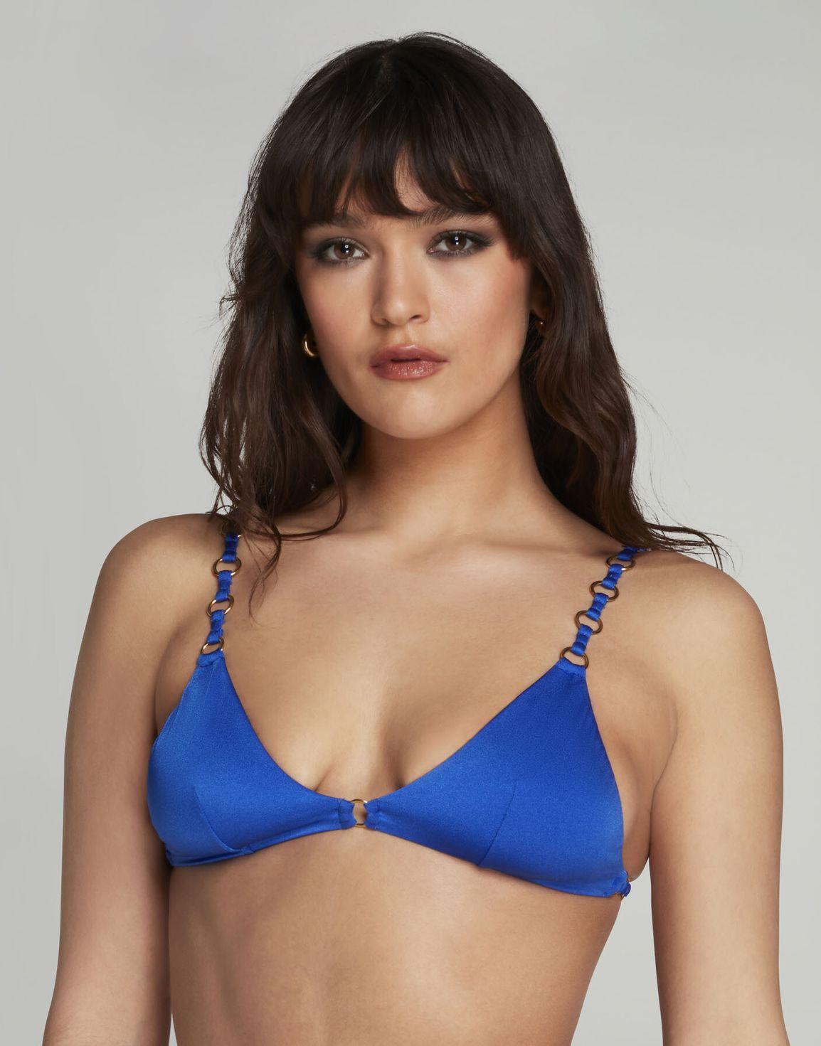 Ashia Tie Side Bikini Top Cobalt | Agent Provocateur