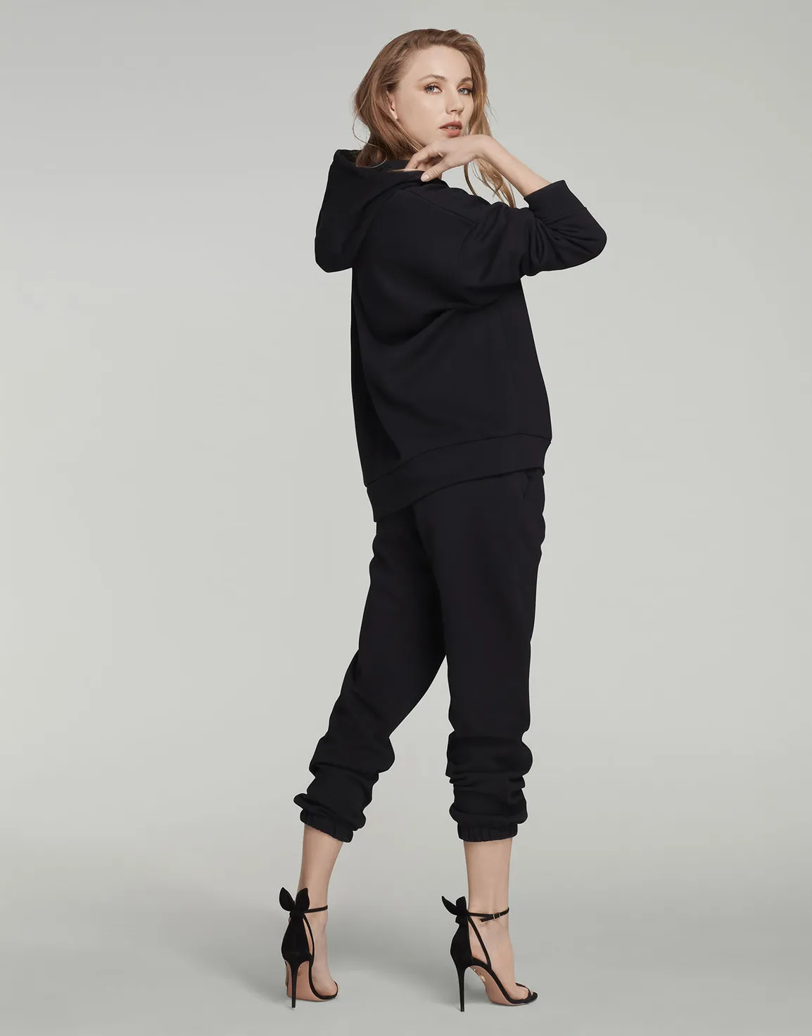 Rayley Oversized Hoodie Black | Agent Provocateur