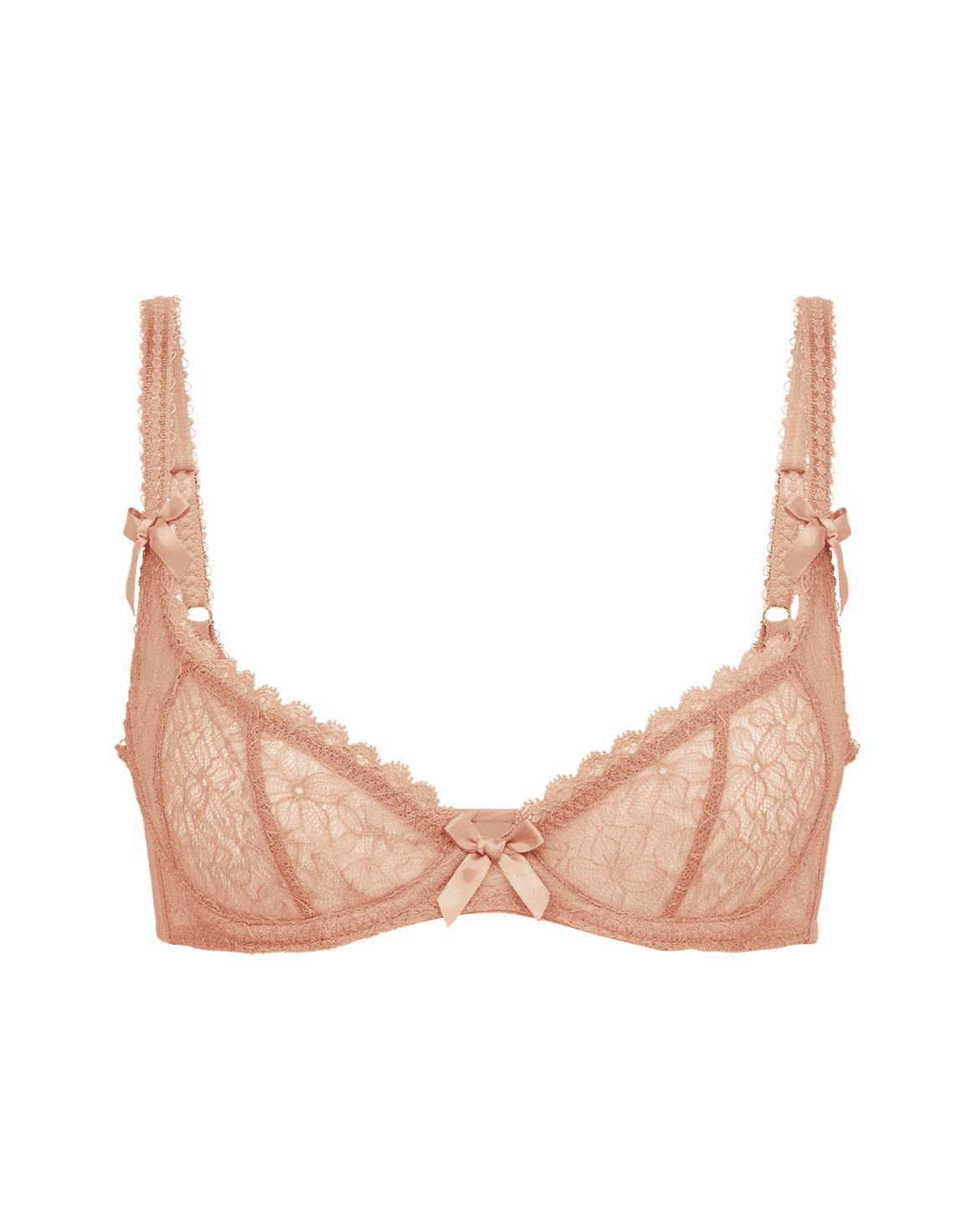Aliza Demi Cup Plunge Underwired Bra Praline | Agent Provocateur