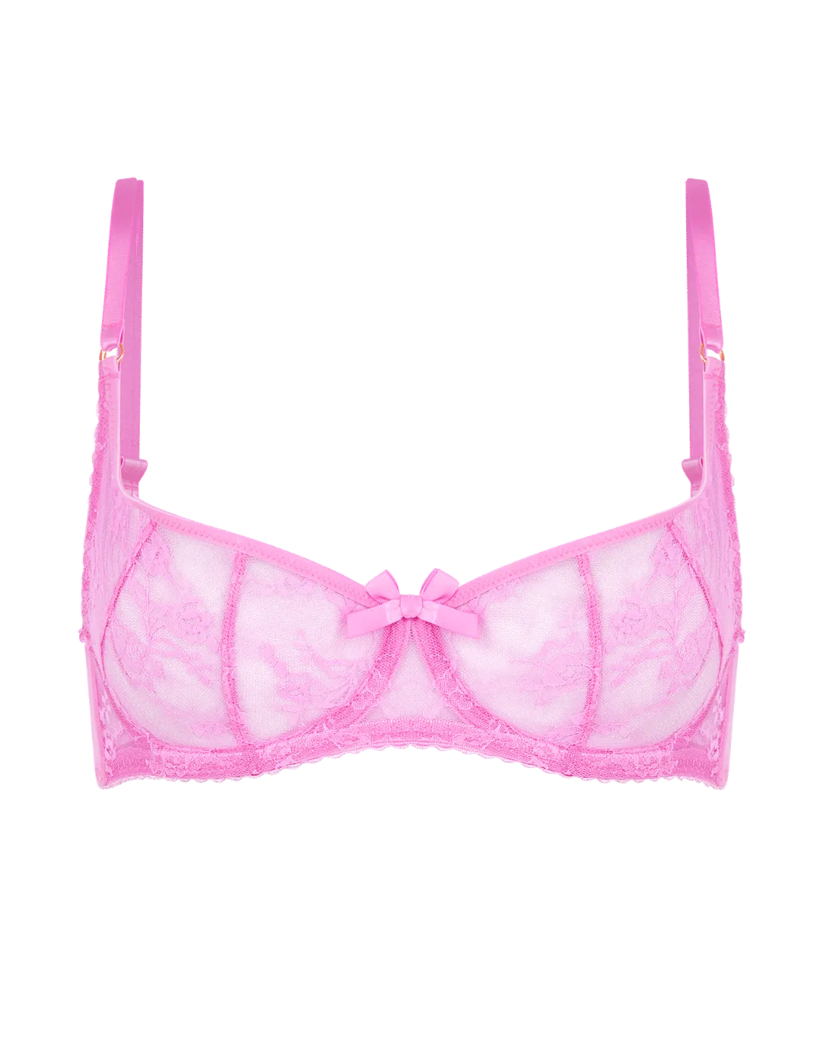 Sachaa Plunge Underwired Bra Pink | Agent Provocateur