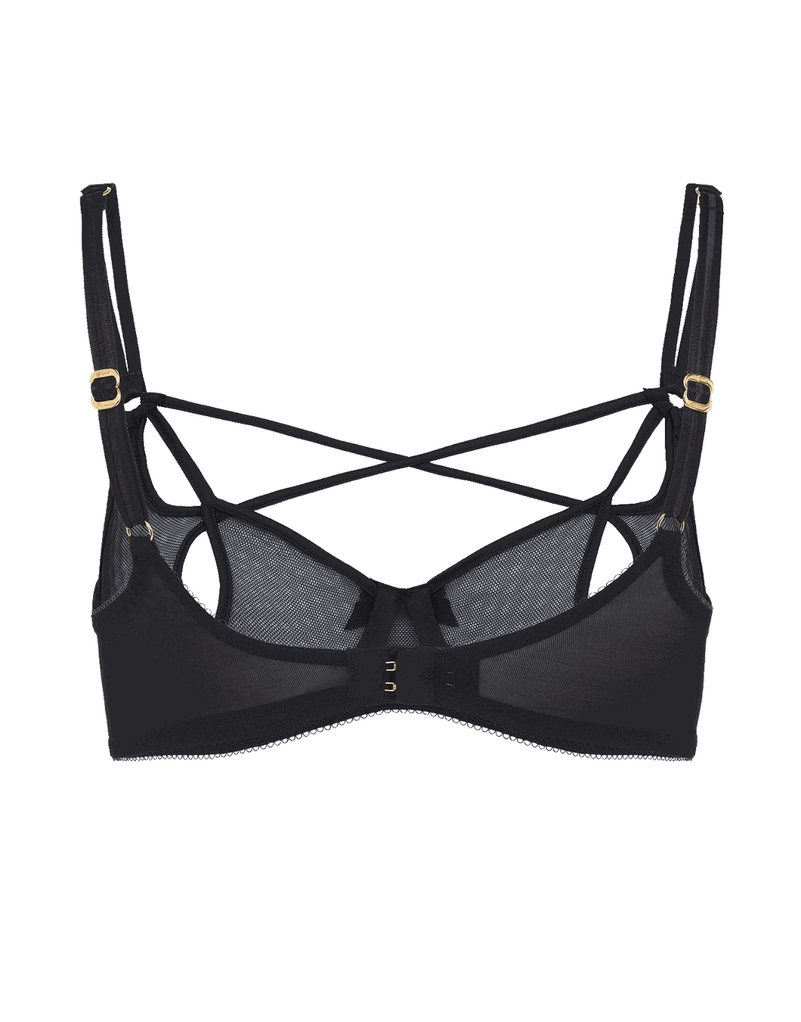 Nanci Balconette Underwired Bra Black | Agent Provocateur