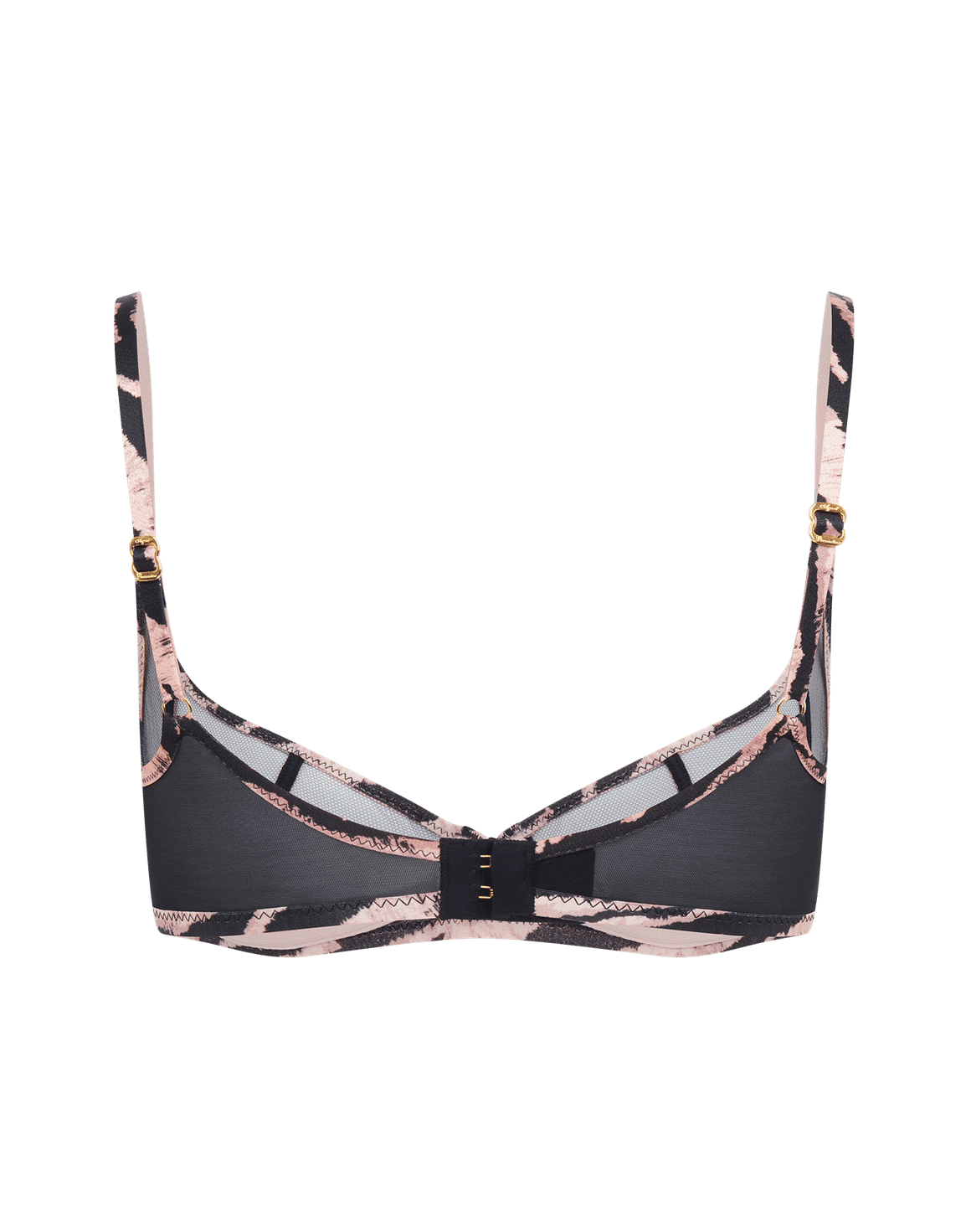 Ellise Demi Cup Underwired Bra Black  | Agent Provocateur