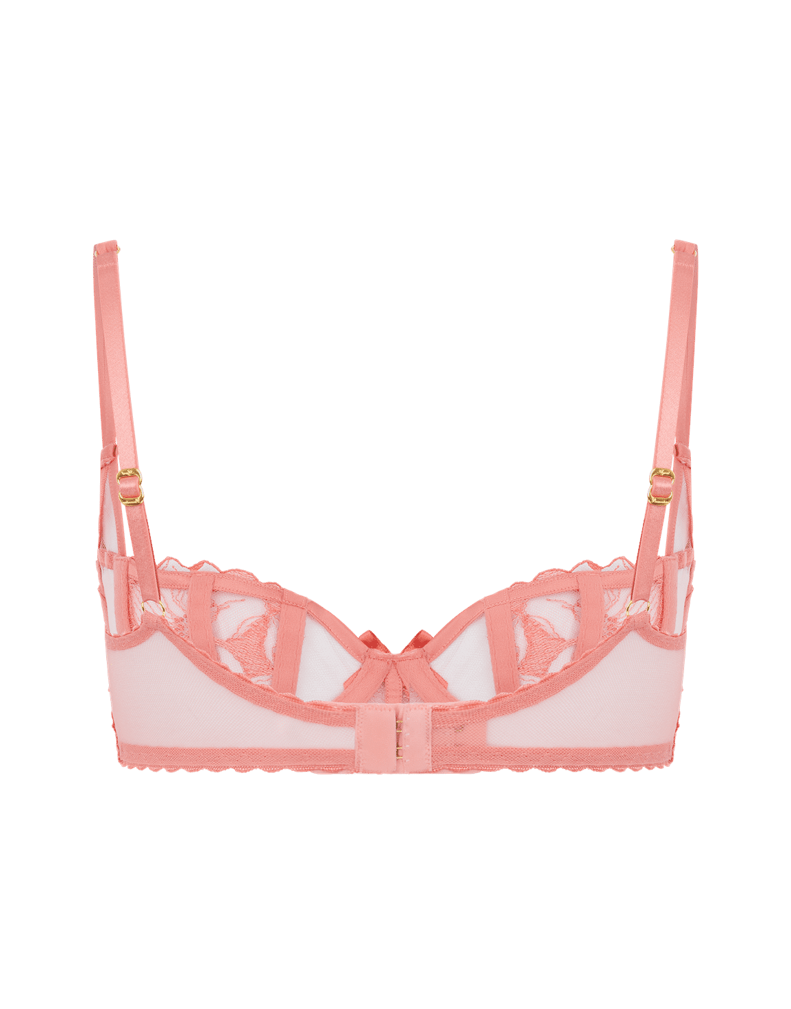 Sabinah Balconette Underwired Bra Coral | Agent Provocateur