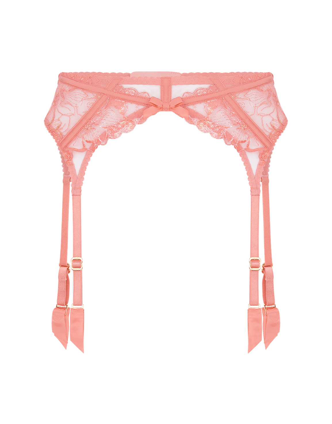 Sabinah Suspender Coral | Agent Provocateur