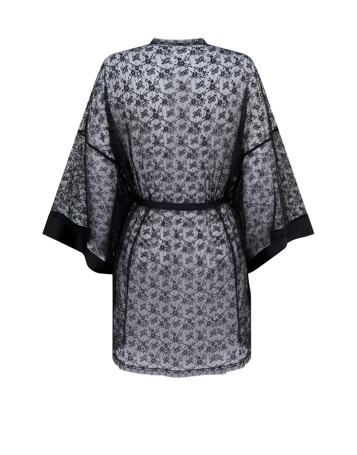 Malorey Short Kimono  Black | Agent Provocateur