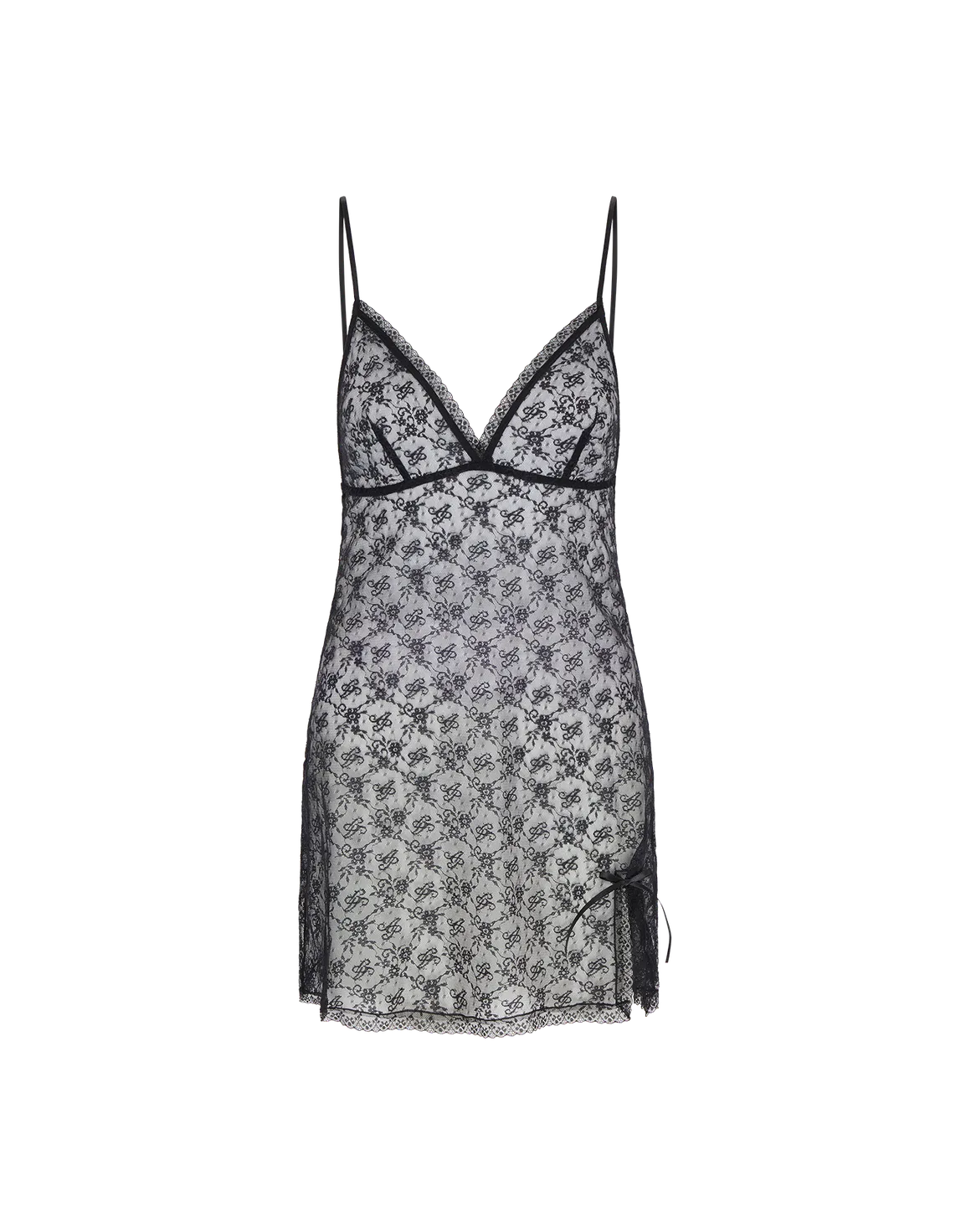 Malorey Short Slip Dress Black | Agent Provocateur