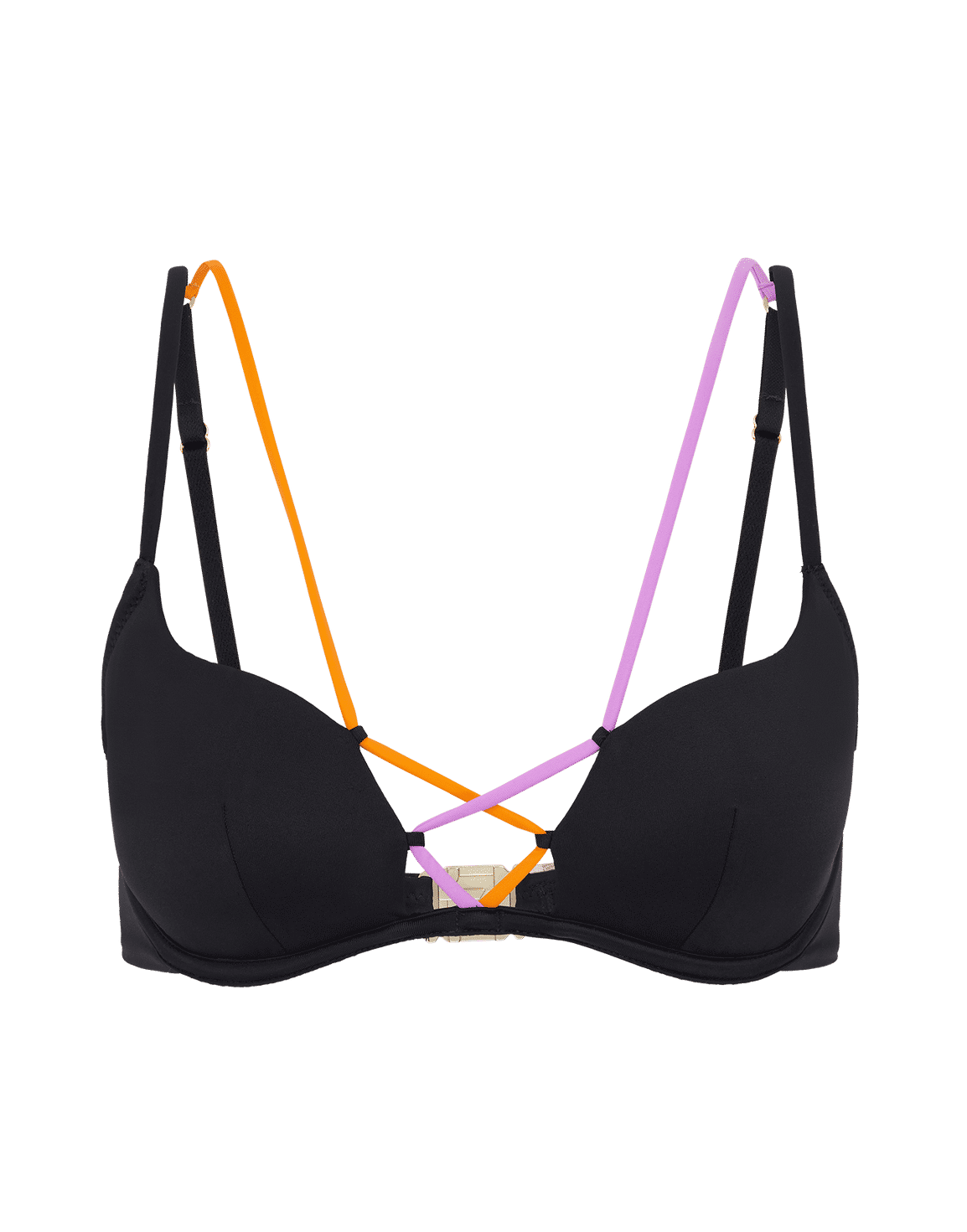 Steffi Bikini Top Black Multicolour | Agent Provocateur