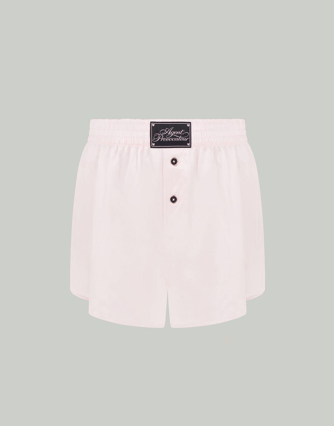 Jax Mens Boxers Baby Pink/Black | Agent Provocateur
