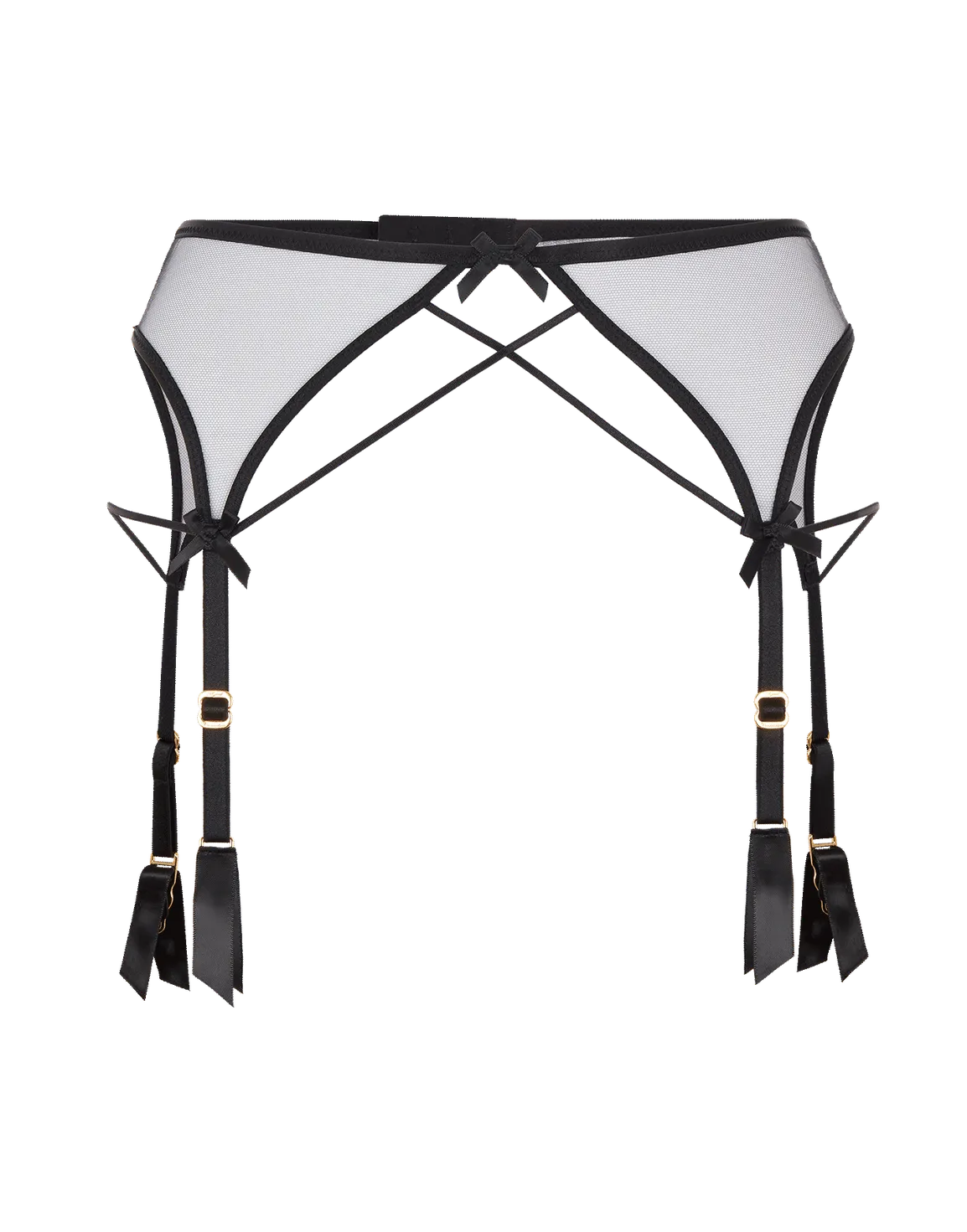 Zella Suspender Black | Agent Provocateur