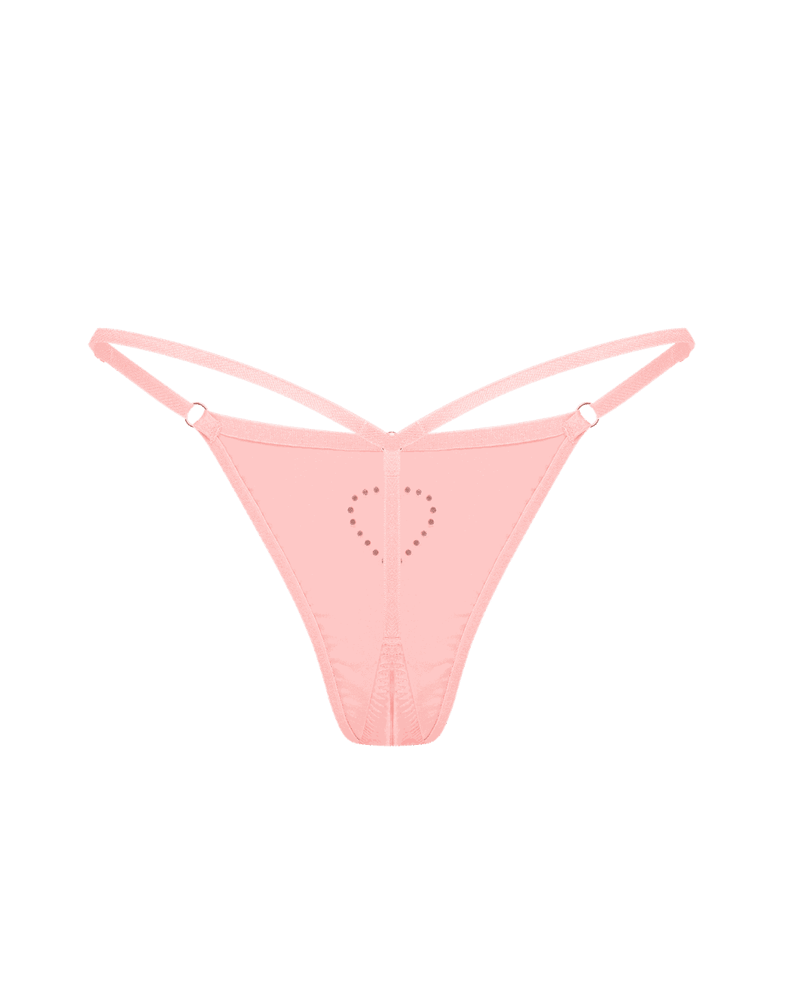 Fabi Heart 3 Pack Thong Set Red/Black/Baby Pink | Agent Provocateur
