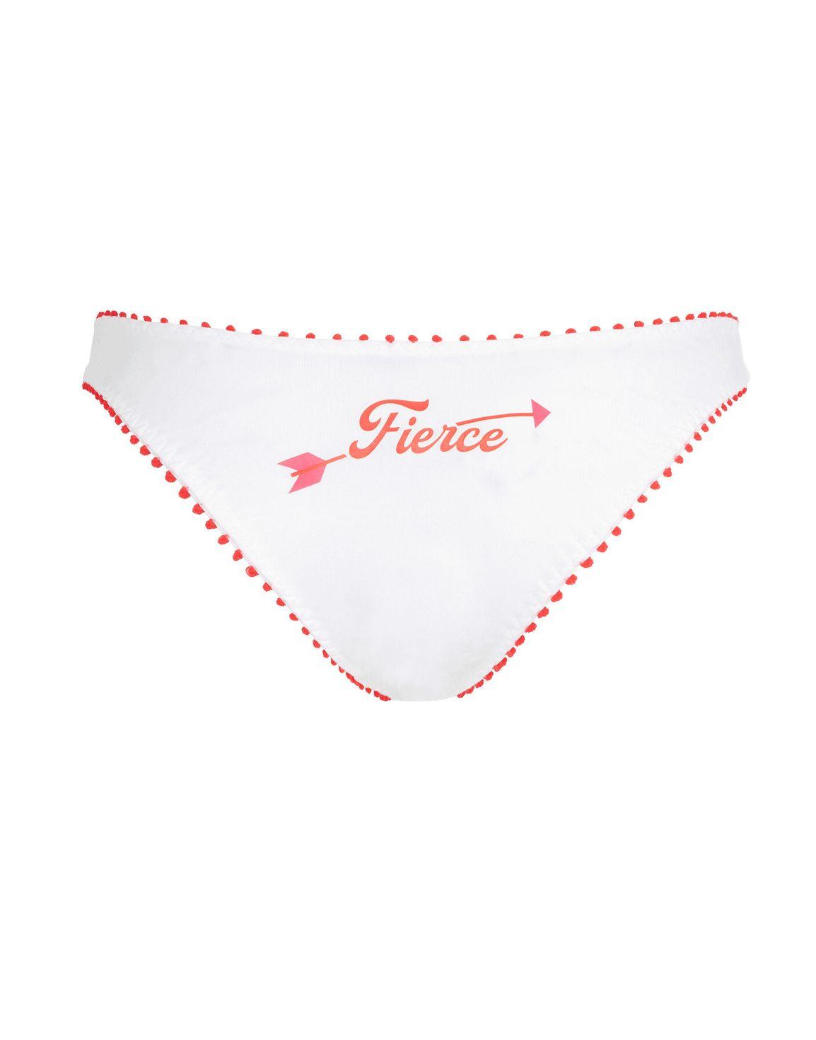 Fierce Full Brief White/Red | Agent Provocateur