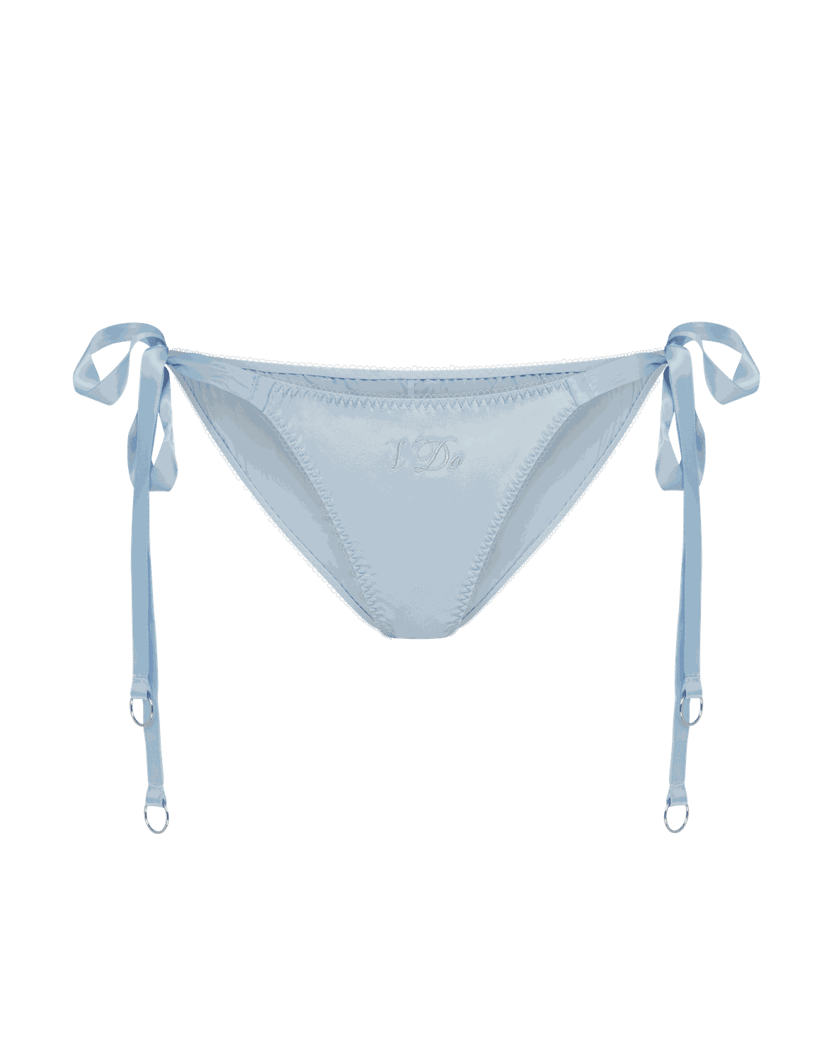 I Do Tie Side Brief Baby Blue/Silver | Agent Provocateur