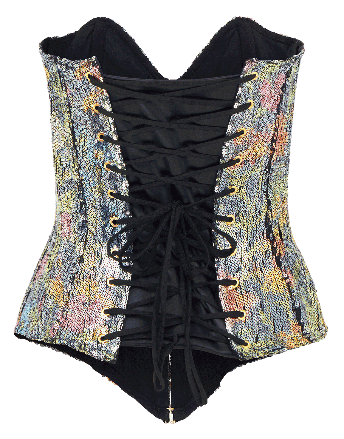 Izzi Corset Silver/Multi | Agent Provocateur
