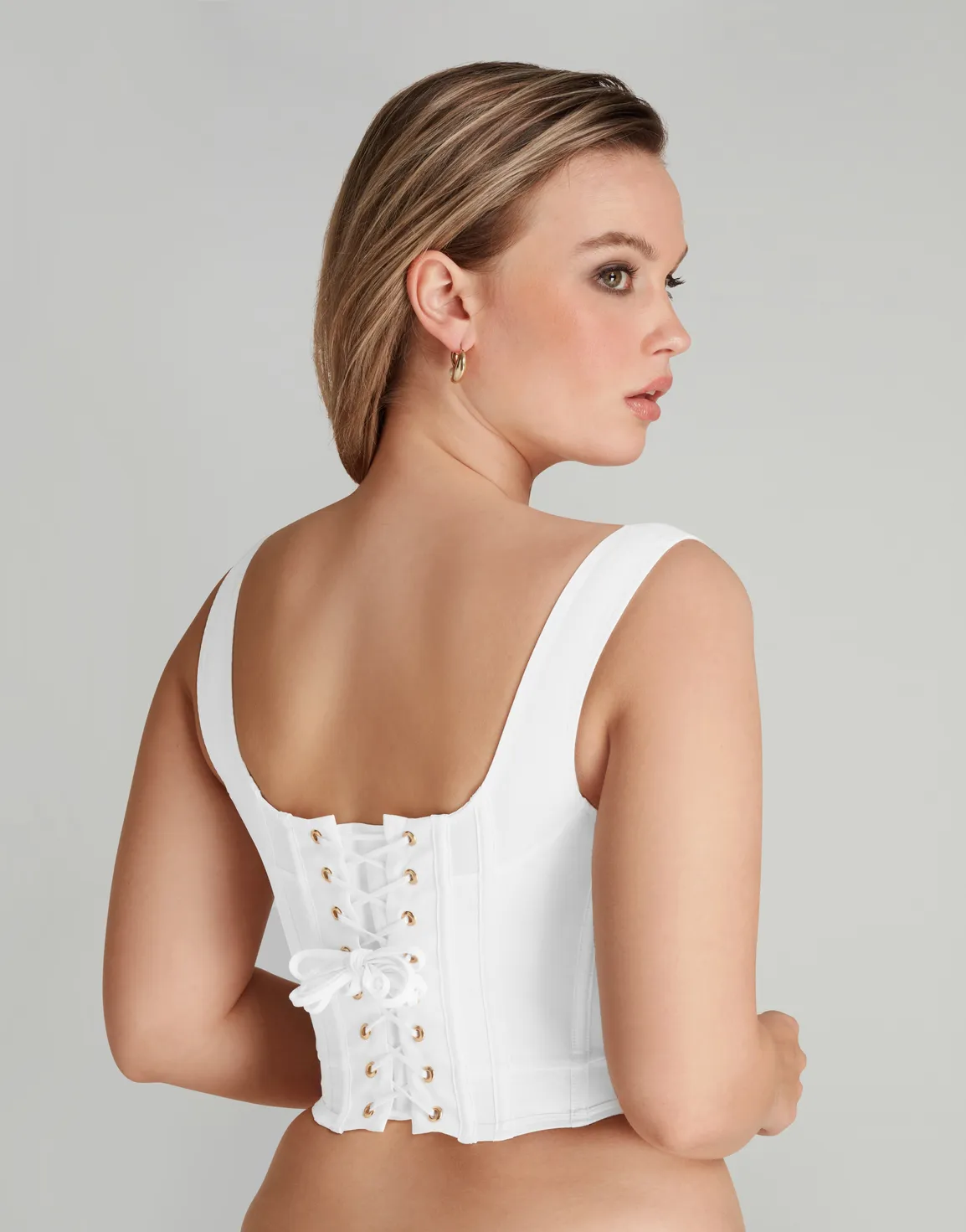 Zena Corset Top White | Agent Provocateur