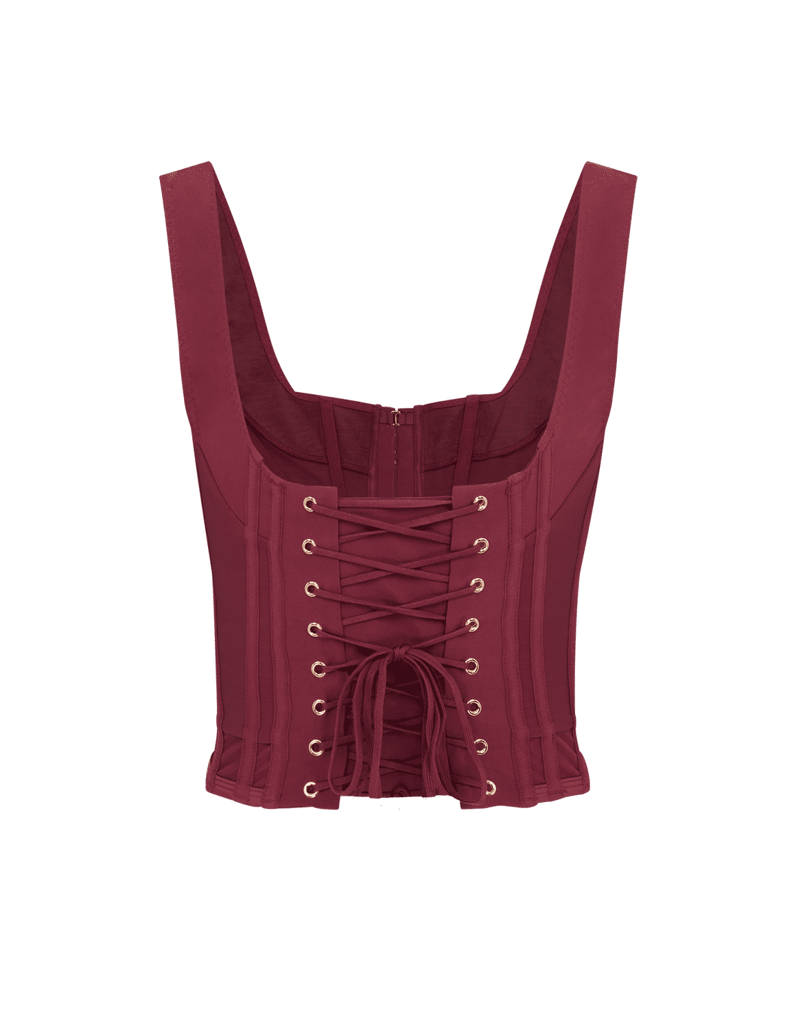 Zena Corset Top Burgundy | Agent Provocateur