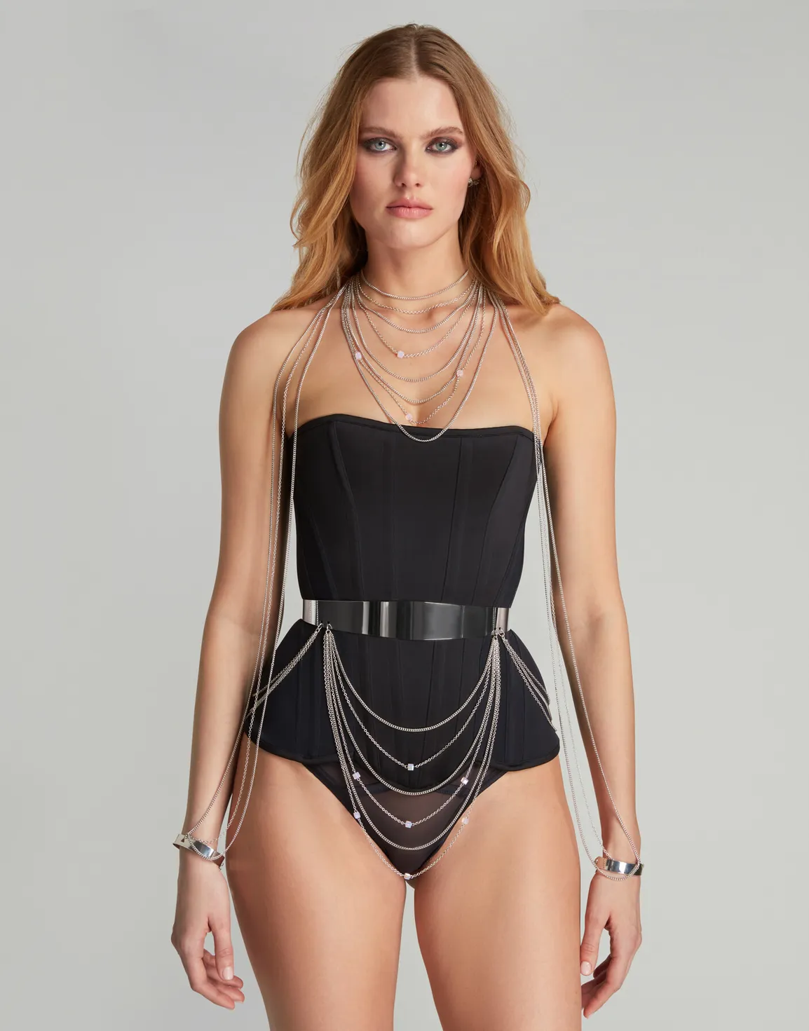 Dalia Body Chain Silver | Agent Provocateur