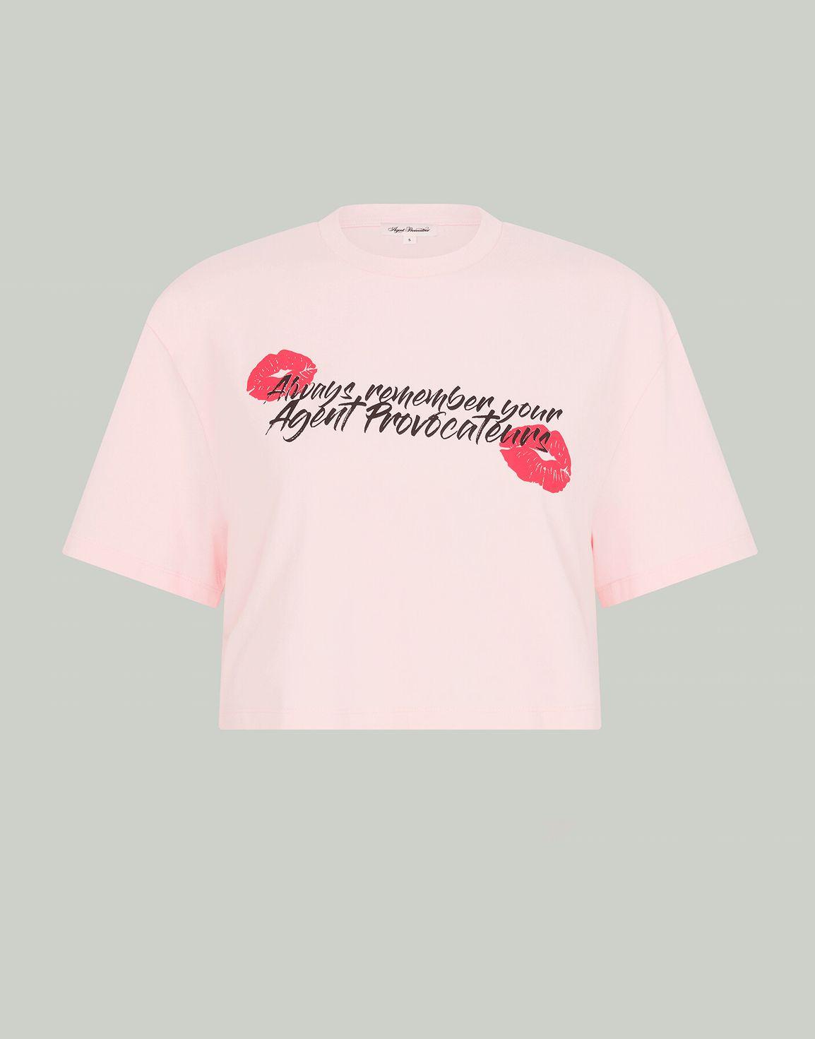 Provocateur Crop T-shirt Pink | Agent Provocateur