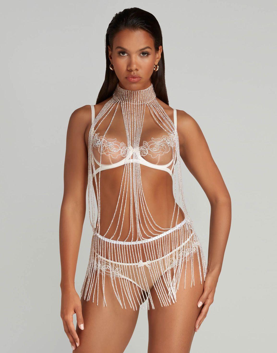 Yarolika Playsuit Iridescent/White | Agent Provocateur