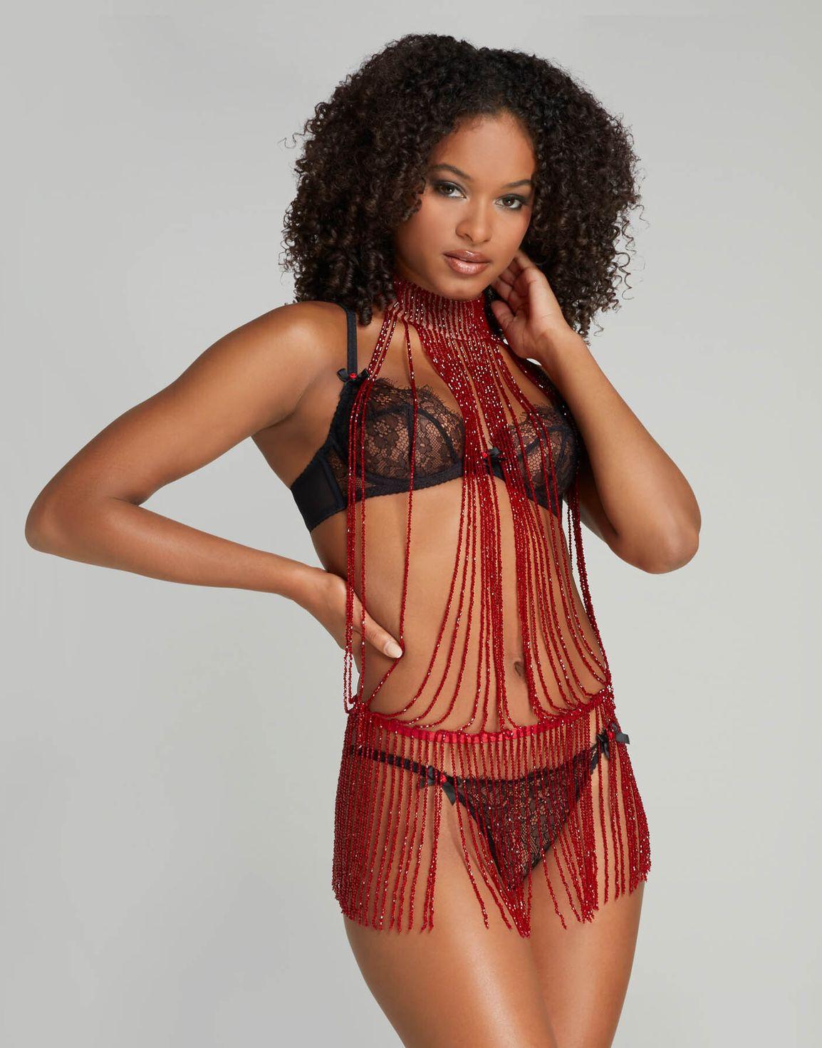 Yarolika Playsuit Red/Sand | Agent Provocateur