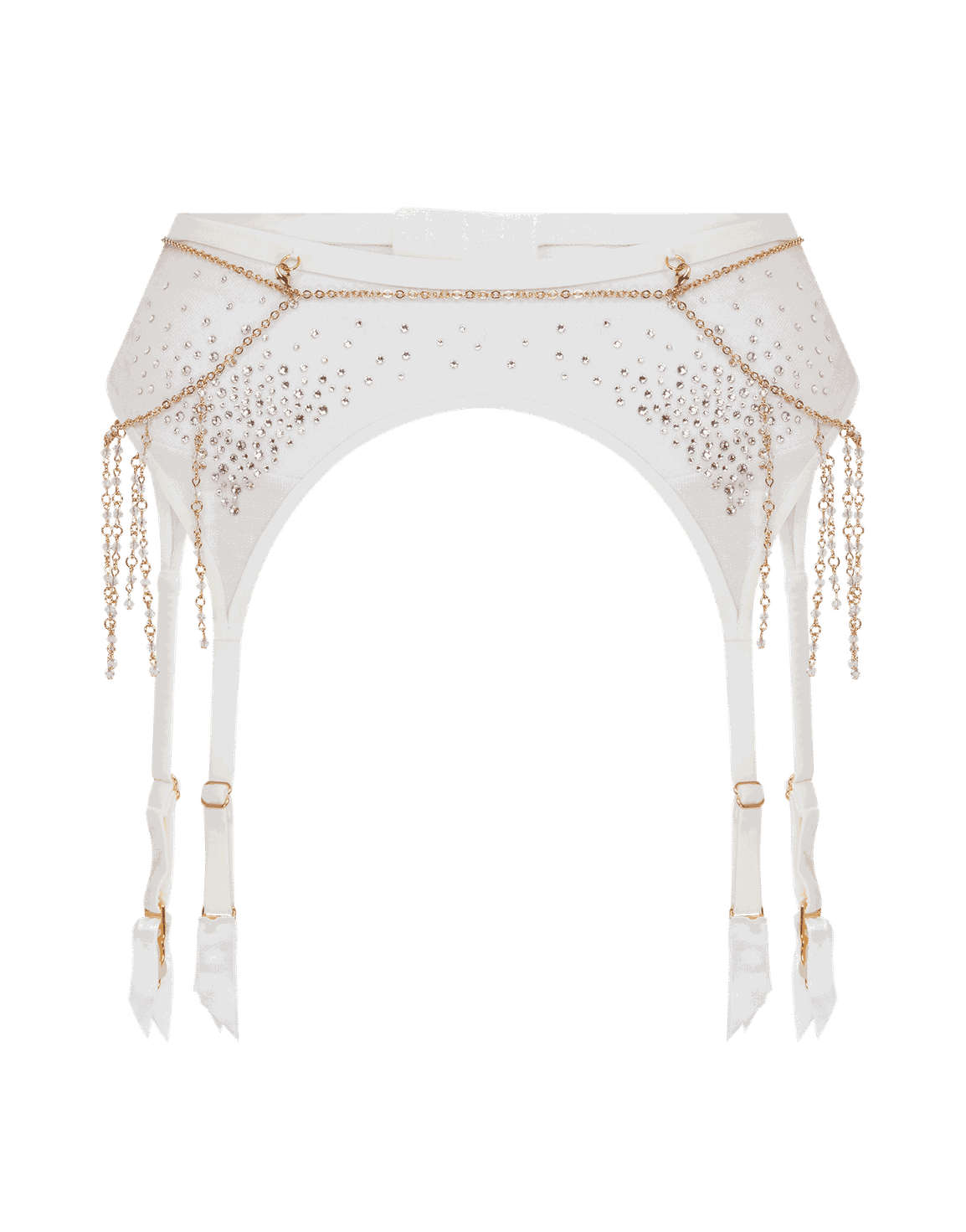 Solar Suspender White/Sand | Agent Provocateur