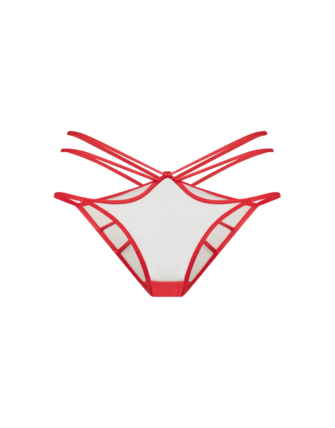 Ozara Full Brief Sand/Red | Agent Provocateur